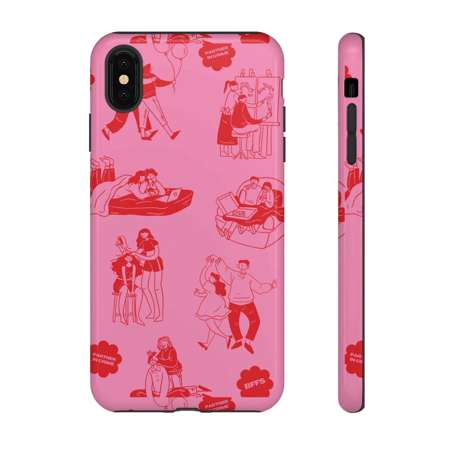 Pink Valentine's Day Wallpaper Phone Case | iPhone 15 Plus/ Pro, 14, 13, 12| Google Pixel 7, Pro, 5| Samsung Galaxy S23 All Major Phone Models