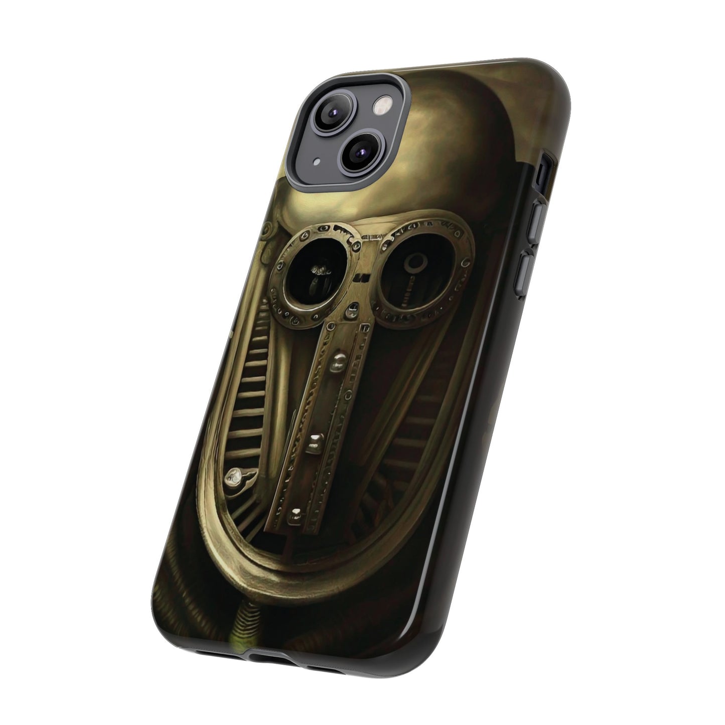 Sci-Fi Helmet Wallpaper Phone Case | iPhone 15 Plus/ Pro, 14, 13, 12| Google Pixel 7, Pro, 5| Samsung Galaxy S23 All Major Phone Models