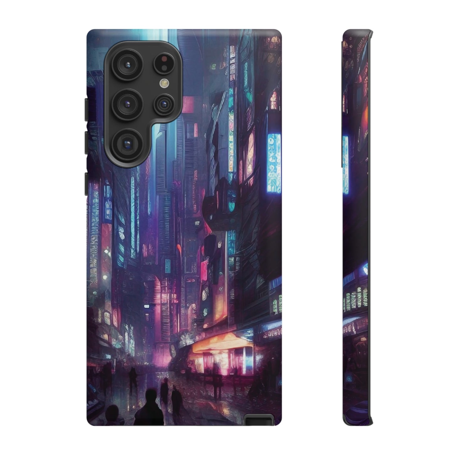 Futuristic Sci-Fi City Wallpaper Phone Case | iPhone 15 Plus/ Pro, 14, 13, 12| Google Pixel 7, Pro, 5| Samsung Galaxy S23 All Major Phone Models