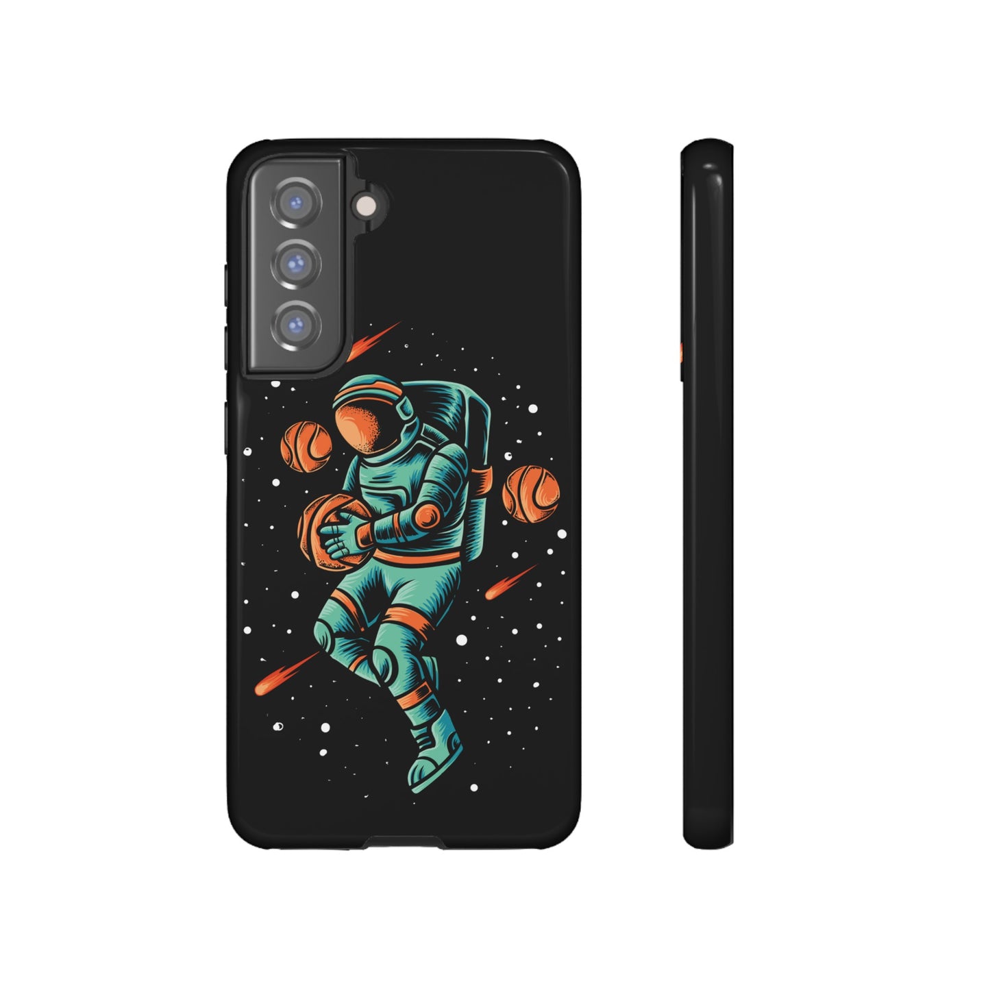 Space Basketball Phone Case | iPhone 15 Plus/ Pro, 14, 13, 12| Google Pixel 7, Pro, 5| Samsung Galaxy S23 All Major Phone Models