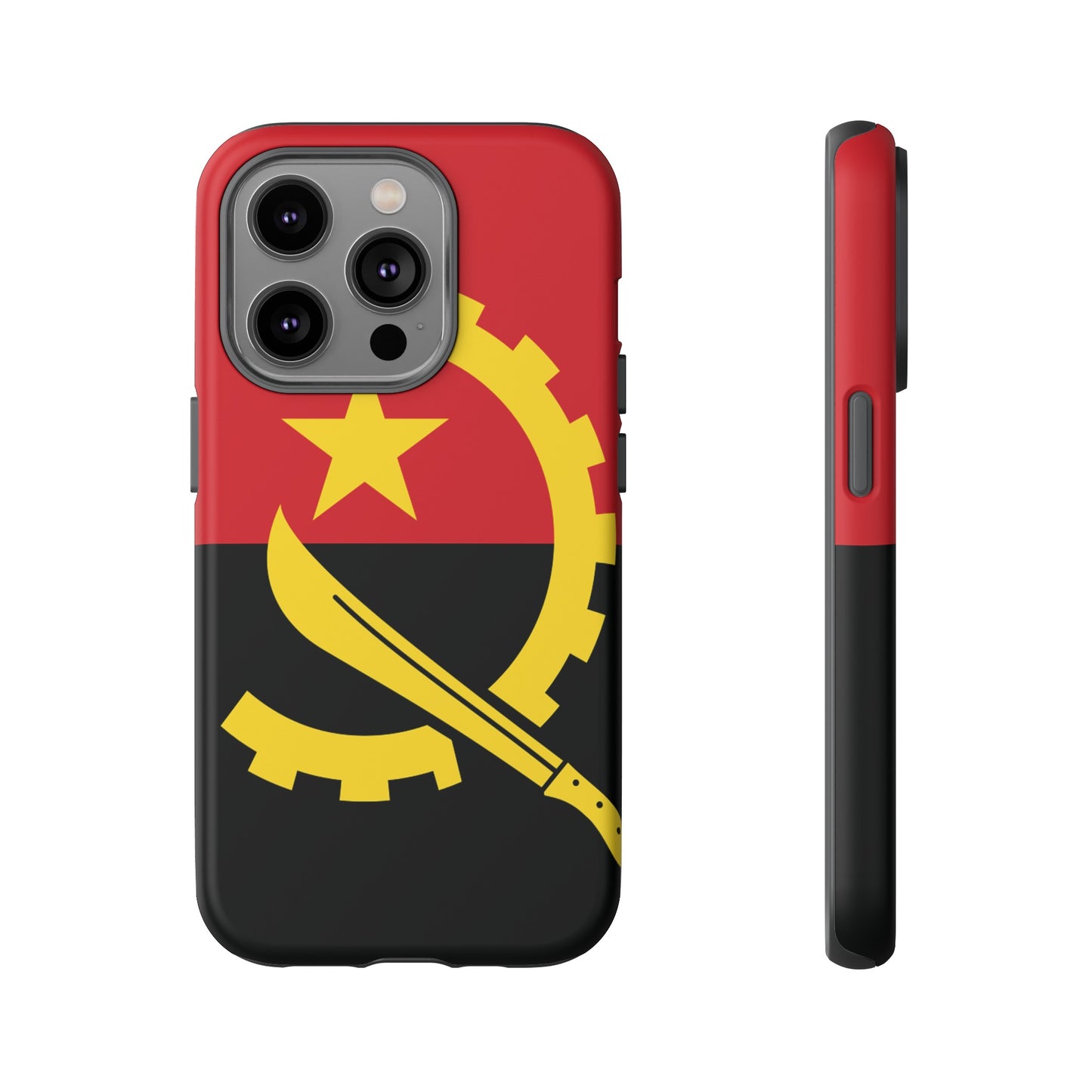 Angola Flag Phone Case | iPhone 15 Plus/ Pro, 14, 13, 12| Google Pixel 7, Pro, 5| Samsung Galaxy S23 All Major Phone Models