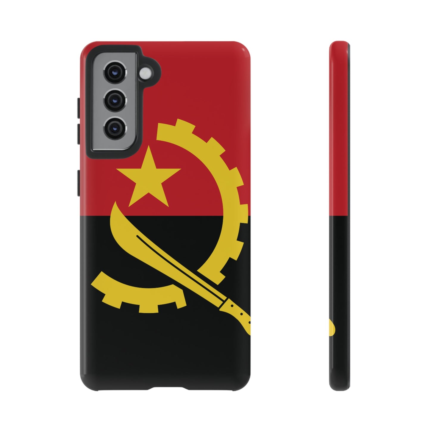 Angola Flag Phone Case | iPhone 15 Plus/ Pro, 14, 13, 12| Google Pixel 7, Pro, 5| Samsung Galaxy S23 All Major Phone Models