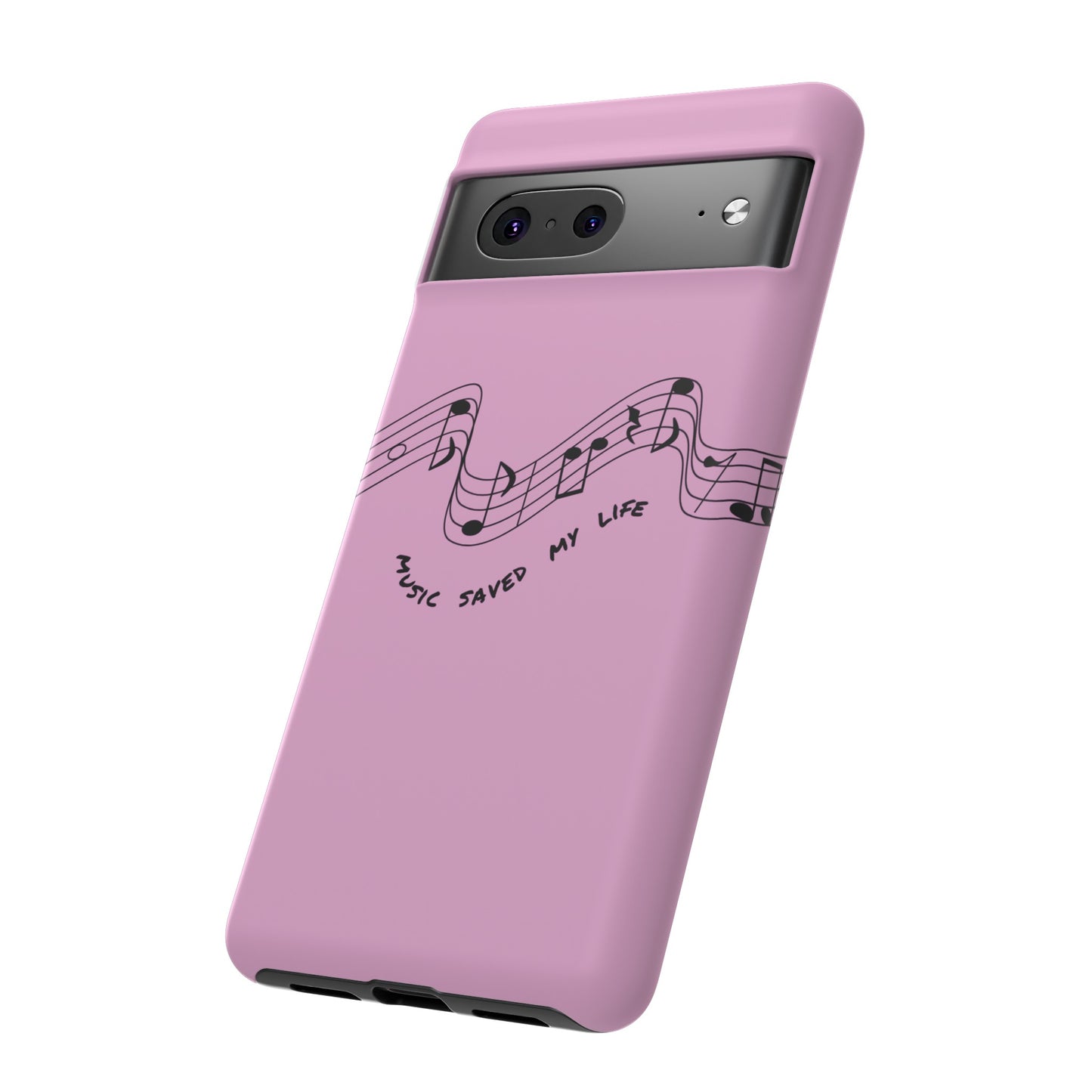 Music Saved My Life Wallpaper Phone Case | iPhone 15 Plus/ Pro, 14, 13, 12| Google Pixel 7, Pro, 5| Samsung Galaxy S23 All Major Phone Models