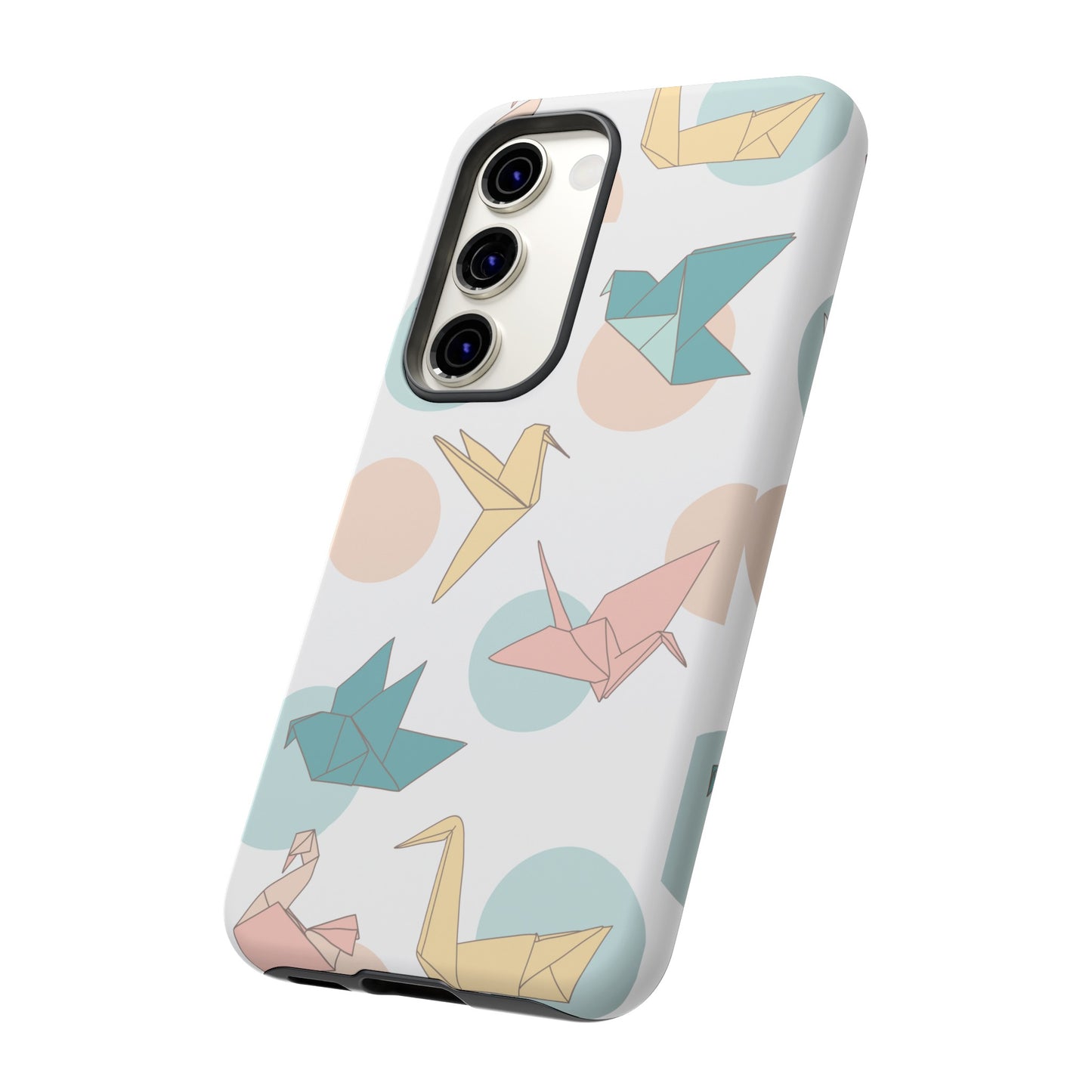 Origami Wallpaper Phone Case | iPhone 15 Plus/ Pro, 14, 13, 12| Google Pixel 7, Pro, 5| Samsung Galaxy S23 All Major Phone Models