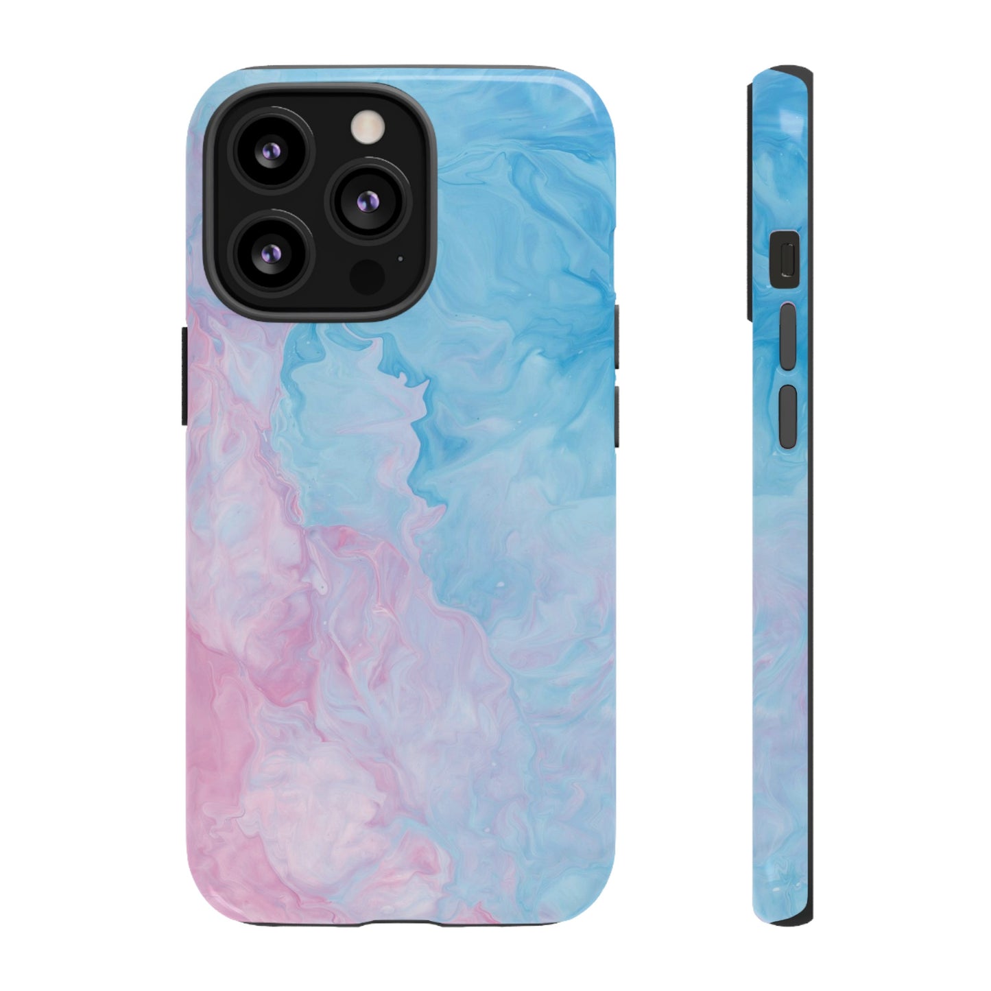 Splash of Blue & Pink Wallpaper Phone Case |iPhone 15 Plus/ Pro, 14, 13, 12|Google Pixel 7, Pro, 5|Samsung Galaxy S23 All Major Phone Models