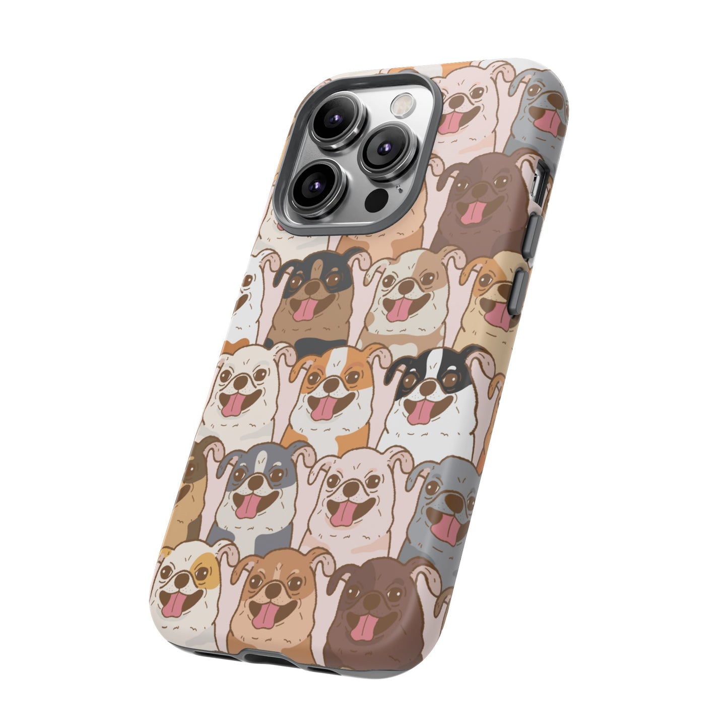 Dog Line Up Phone Case | iPhone 15 Plus/ Pro, 14, 13, 12| Google Pixel 7, Pro, 5| Samsung Galaxy S23 All Major Phone Models