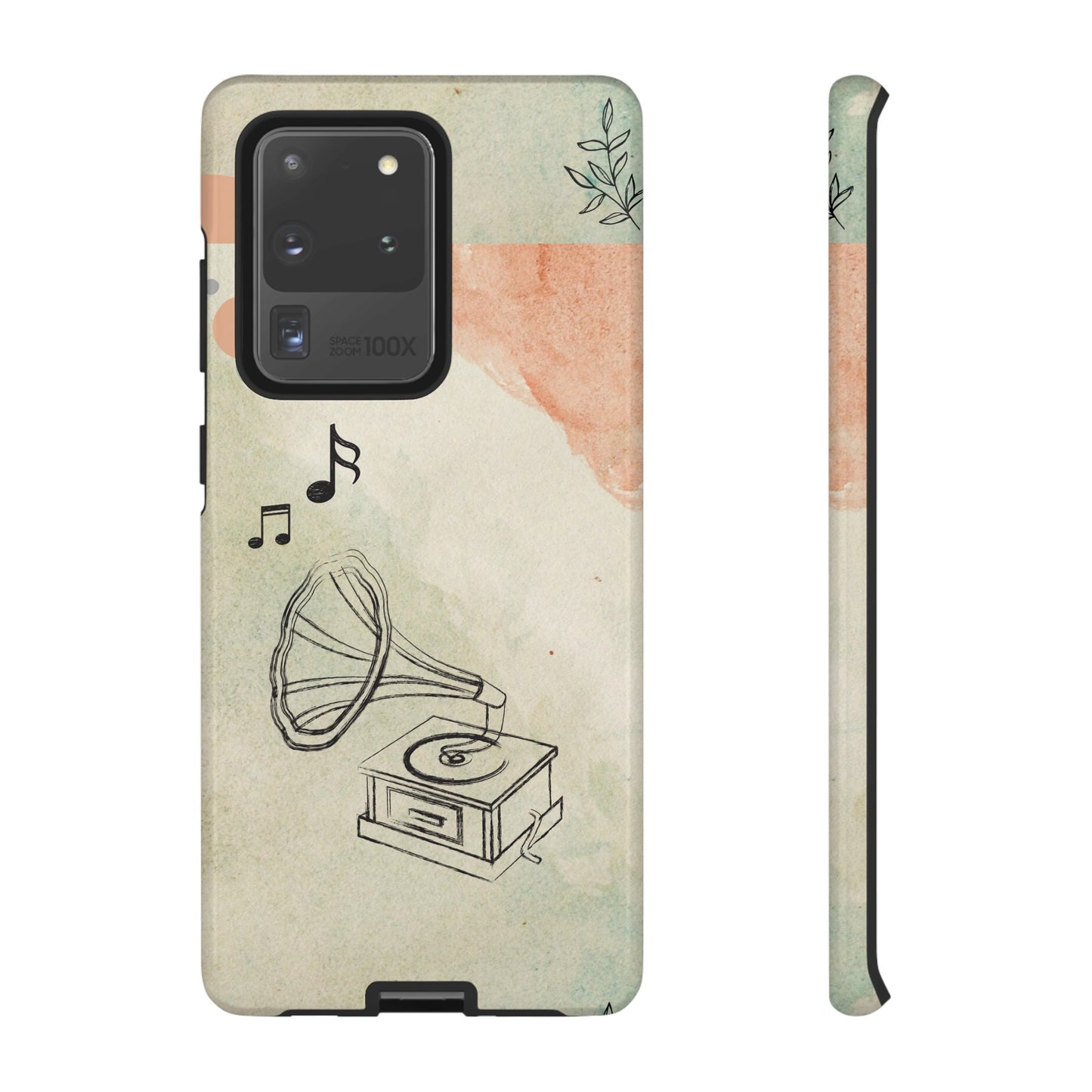 Record Player Wallpaper Phone Case | iPhone 15 Plus/ Pro, 14, 13, 12| Google Pixel 7, Pro, 5| Samsung Galaxy S23 All Major Phone Models