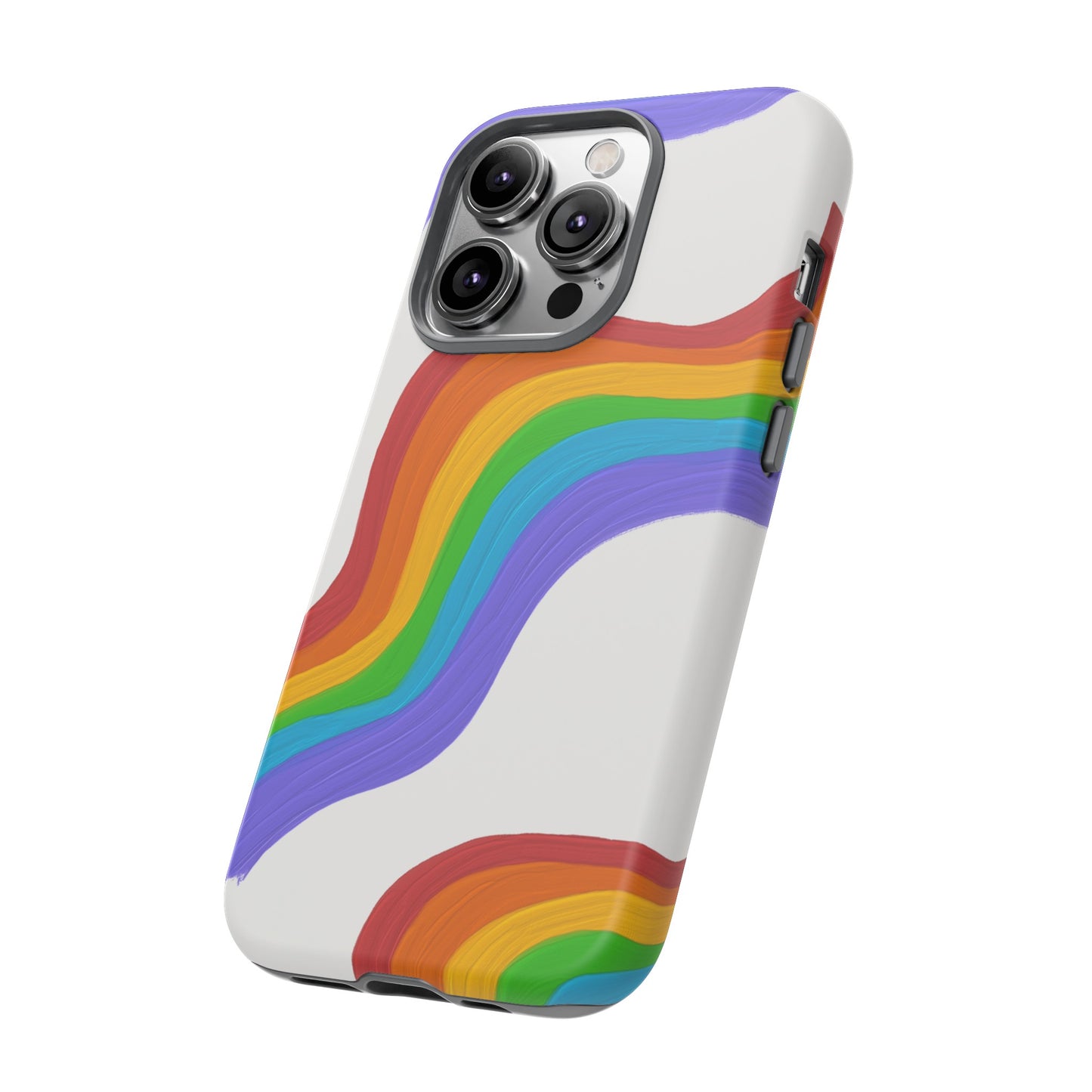 Rainbow Wallpaper Phone Case | iPhone 15 Plus/ Pro, 14, 13, 12| Google Pixel 7, Pro, 5| Samsung Galaxy S23 All Major Phone Models