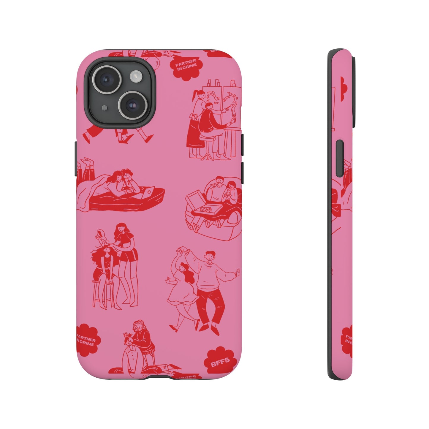 Pink Valentine's Day Wallpaper Phone Case | iPhone 15 Plus/ Pro, 14, 13, 12| Google Pixel 7, Pro, 5| Samsung Galaxy S23 All Major Phone Models