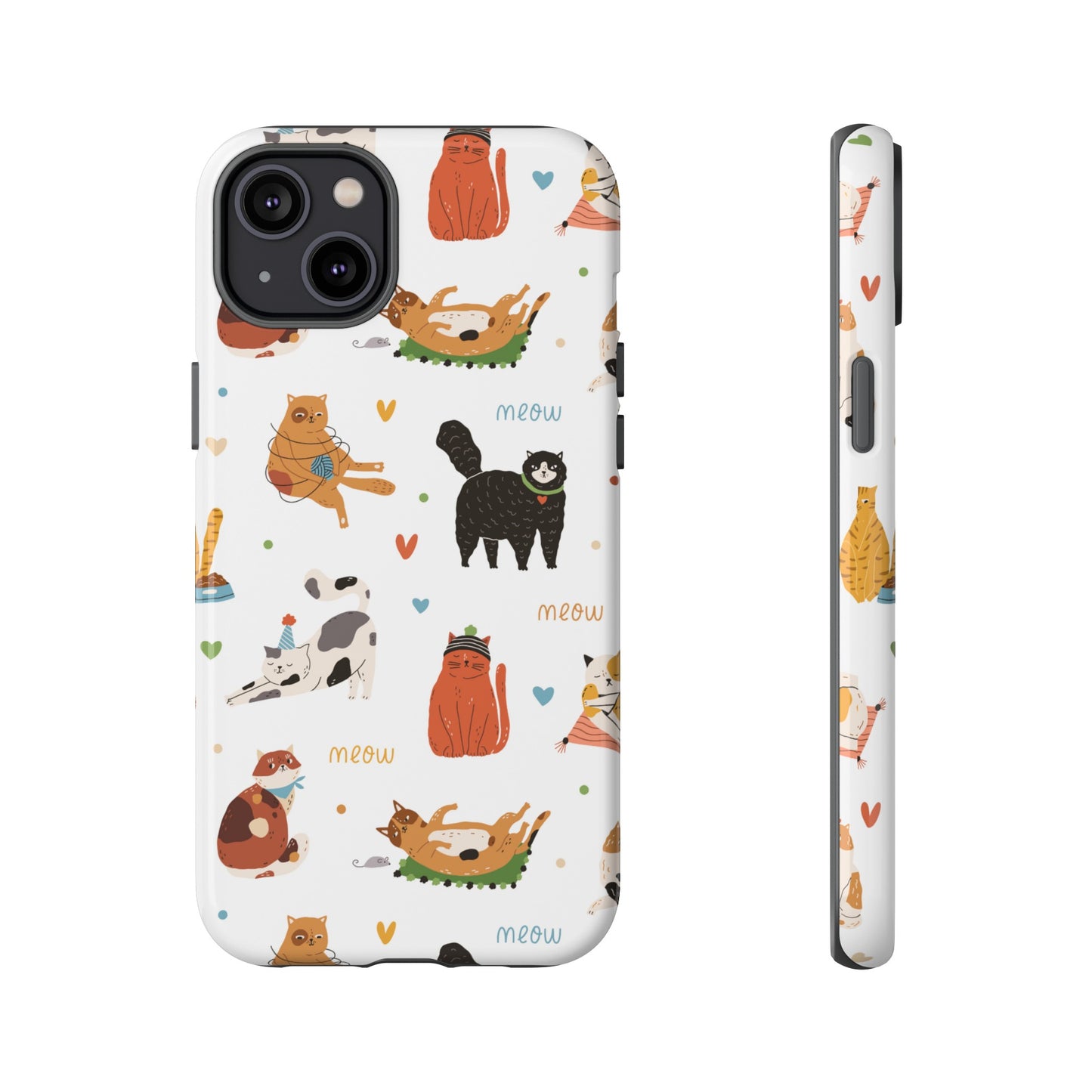 Collage of Cats Wallpaper Phone Case | iPhone 15 Plus/ Pro, 14, 13, 12| Google Pixel 7, Pro, 5| Samsung Galaxy S23 All Major Phone Models