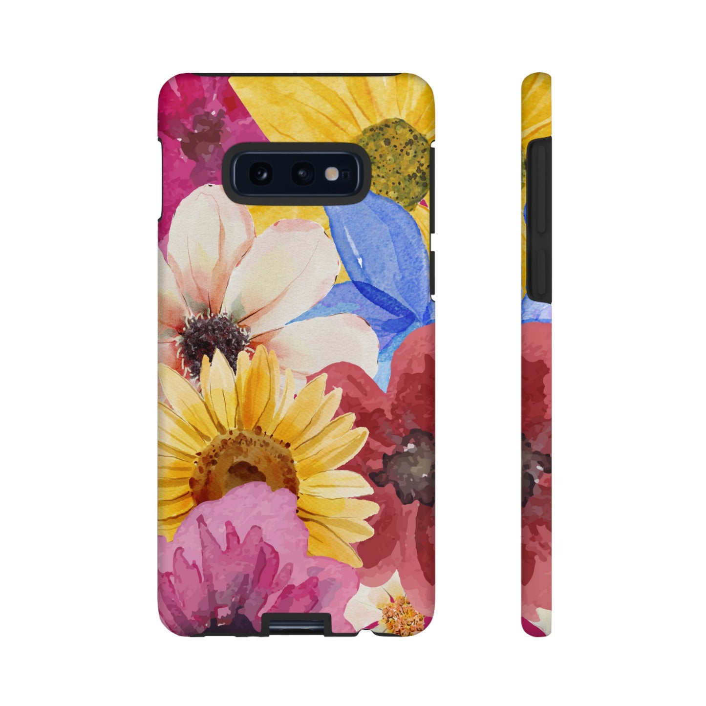 Overlapping Flowers Wallpaper Phone Case | iPhone 15 Plus/ Pro, 14, 13, 12| Google Pixel 7, Pro, 5| Samsung Galaxy S23 All Major Phone Models