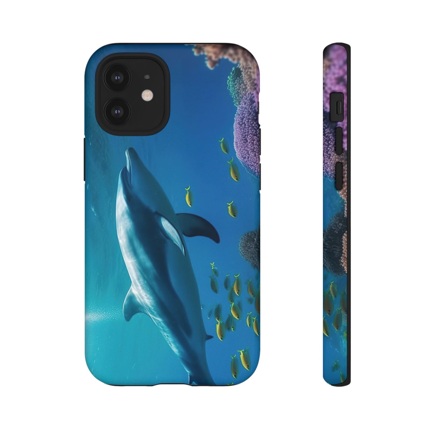 Dolphin Wallpaper Phone Case | iPhone 15 Plus/ Pro, 14, 13, 12| Google Pixel 7, Pro, 5| Samsung Galaxy S23 All Major Phone Models