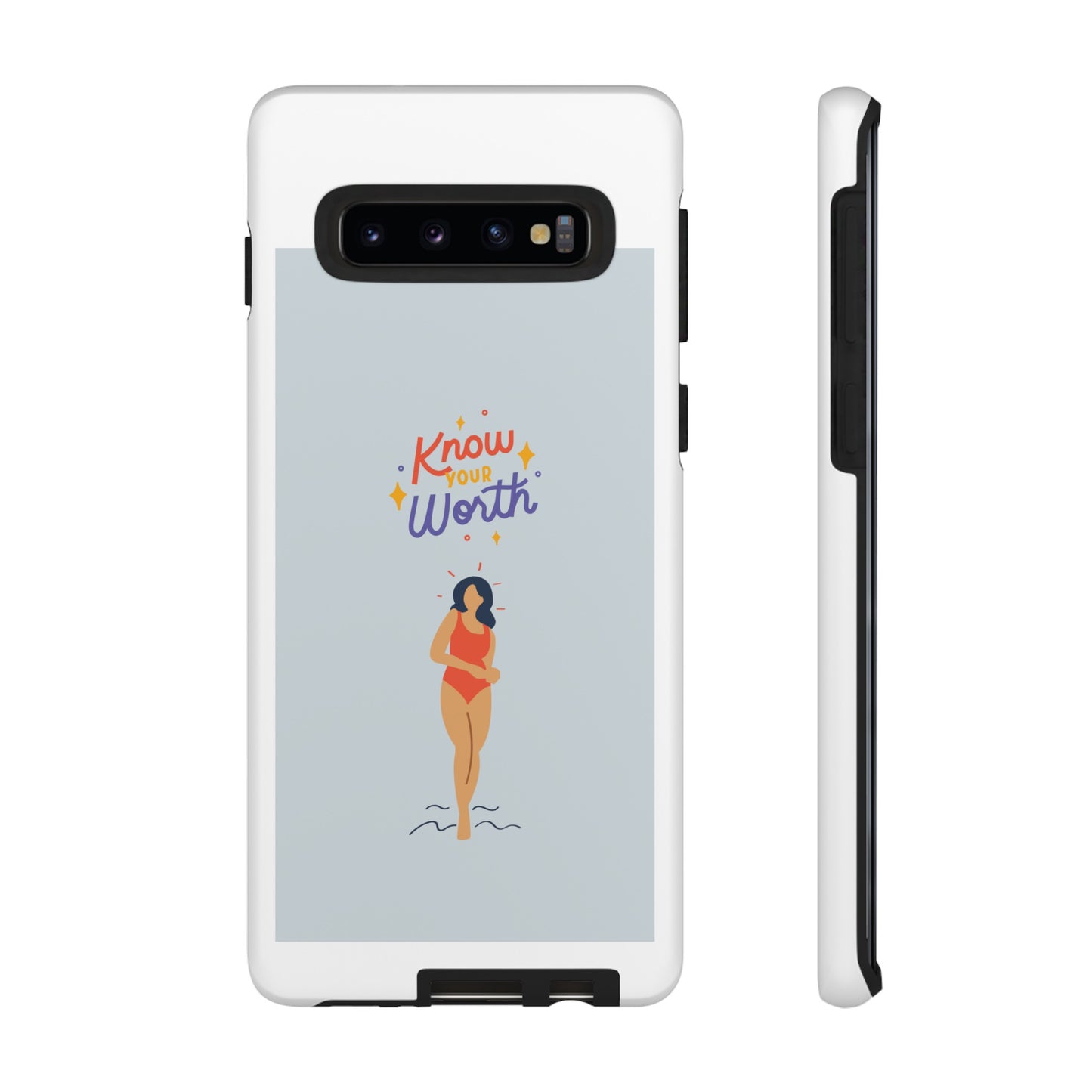 Know Your Worth Phone Case | iPhone 15 Plus/ Pro, 14, 13, 12| Google Pixel 7, Pro, 5| Samsung Galaxy S23 All Major Phone Models