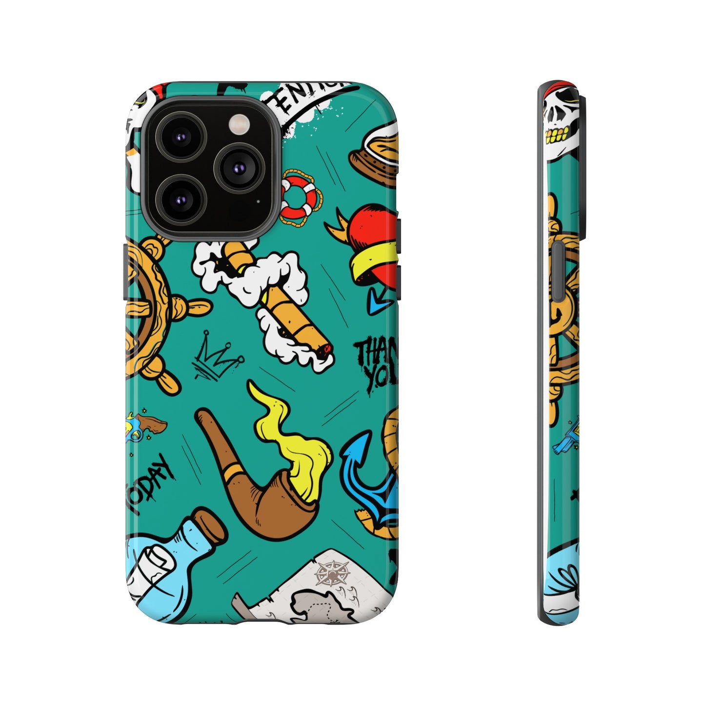 Pirate Wallpaper Phone Case | iPhone 15 Plus/ Pro, 14, 13, 12| Google Pixel 7, Pro, 5| Samsung Galaxy S23 All Major Phone Models