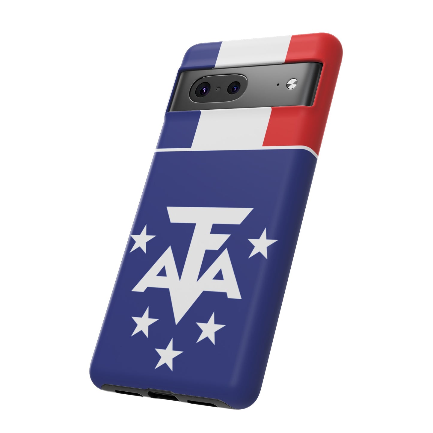 French Southern And Antarctic Lands Flag Phone Case | iPhone 15 Plus/ Pro, 14, 13, 12| Google Pixel 7, Pro, 5| Samsung Galaxy S23 All Major Phone Models