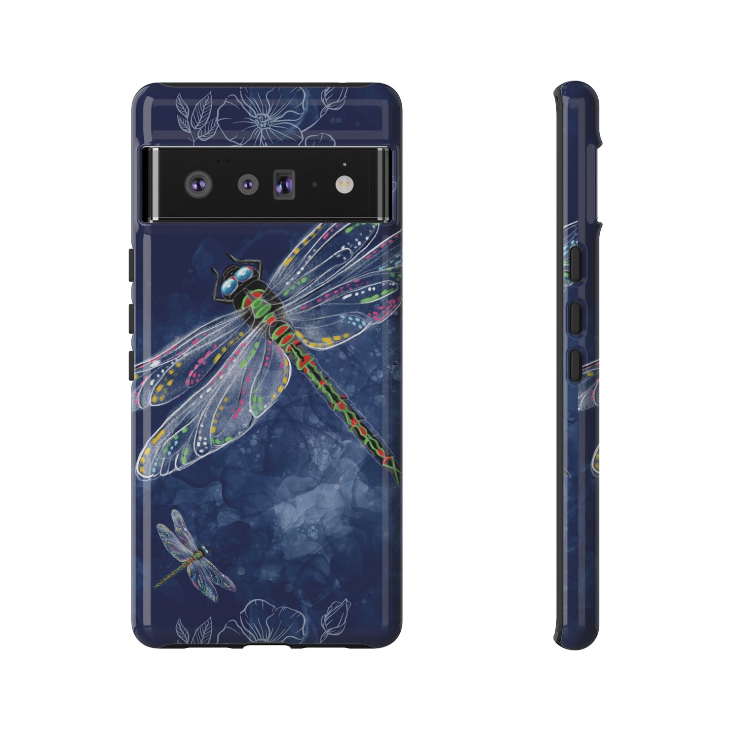 Dragonfly Wallpaper Phone Case | iPhone 15 Plus/ Pro, 14, 13, 12| Google Pixel 7, Pro, 5| Samsung Galaxy S23 All Major Phone Models