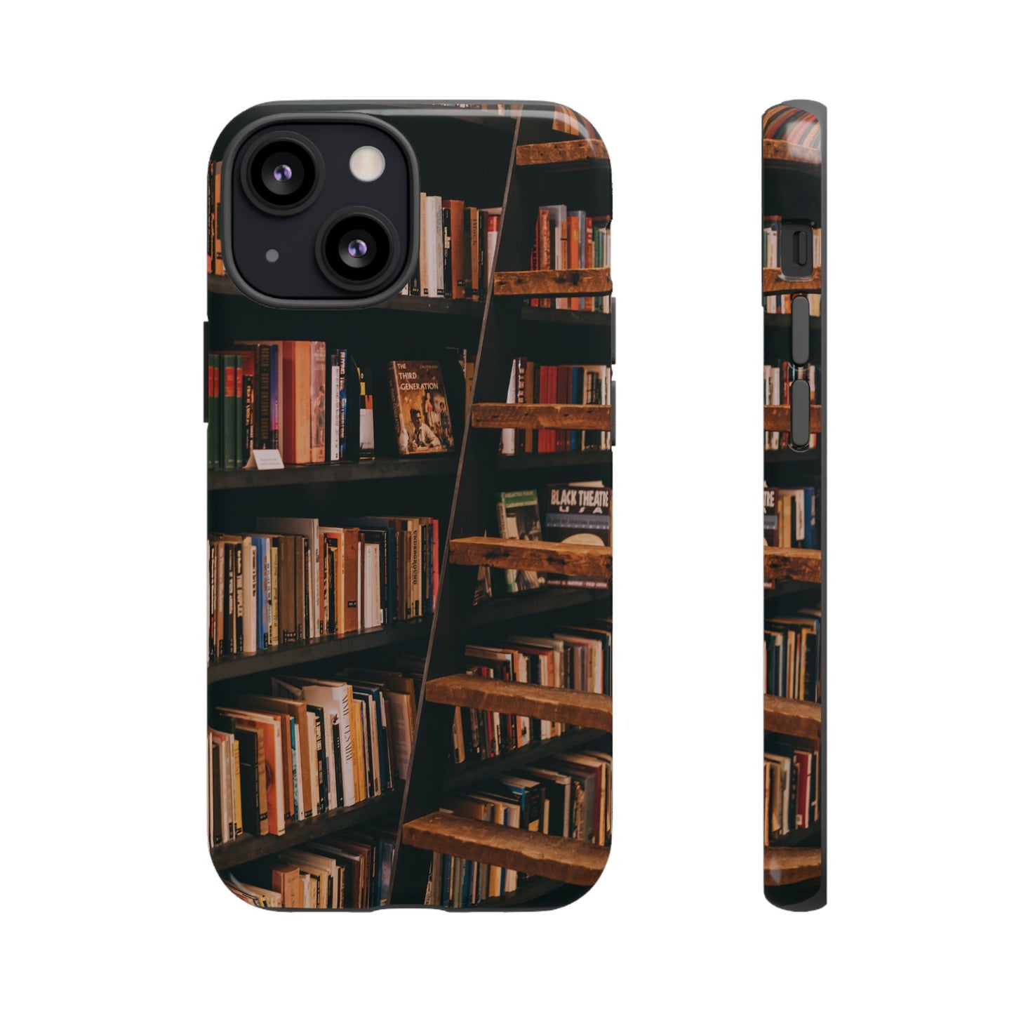 Bookcase Wallpaper Phone Case | iPhone 15 Plus/ Pro, 14, 13, 12| Google Pixel 7, Pro, 5| Samsung Galaxy S23 All Major Phone Models