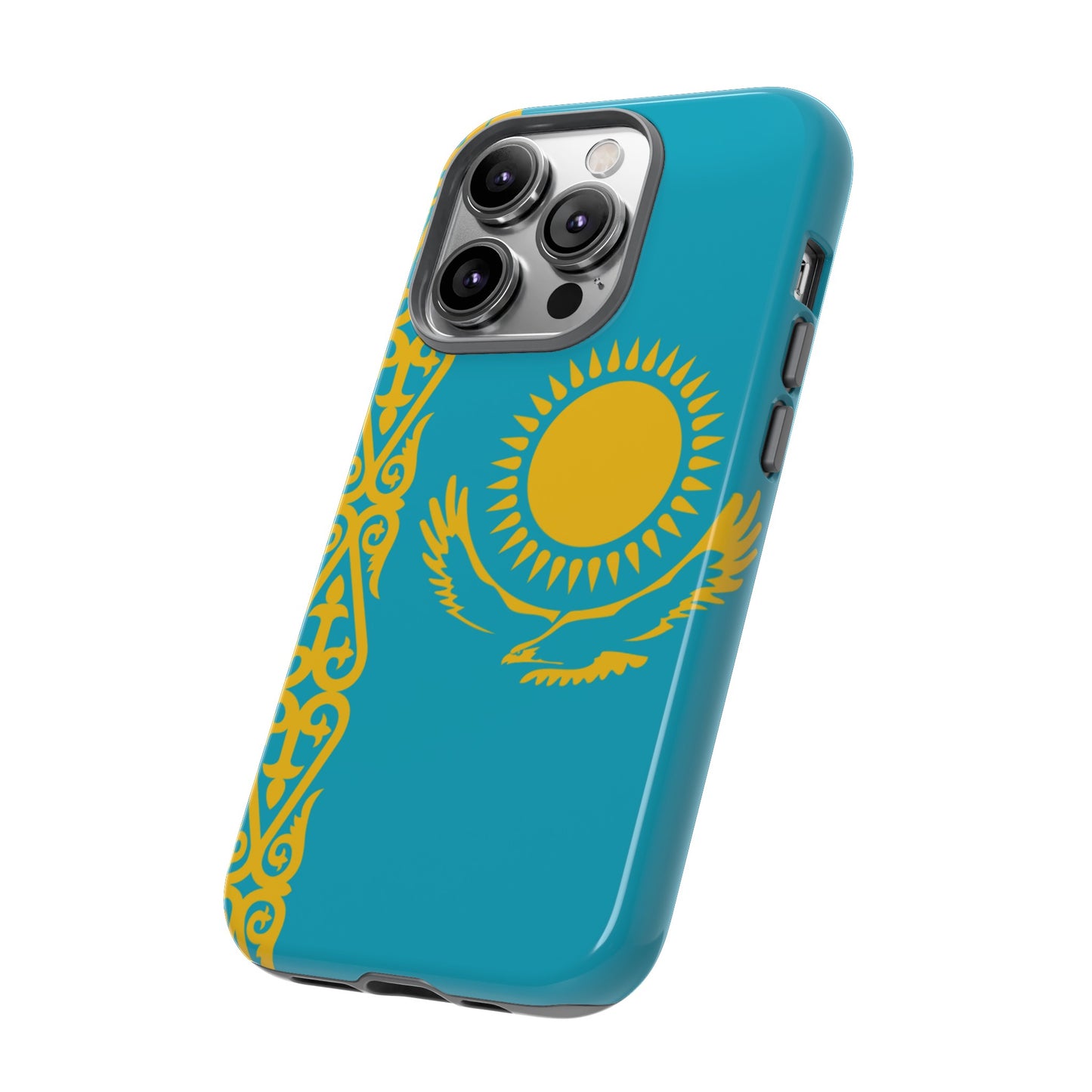 Kazakhstan Flag Phone Case | iPhone 15 Plus/ Pro, 14, 13, 12| Google Pixel 7, Pro, 5| Samsung Galaxy S23 All Major Phone Models