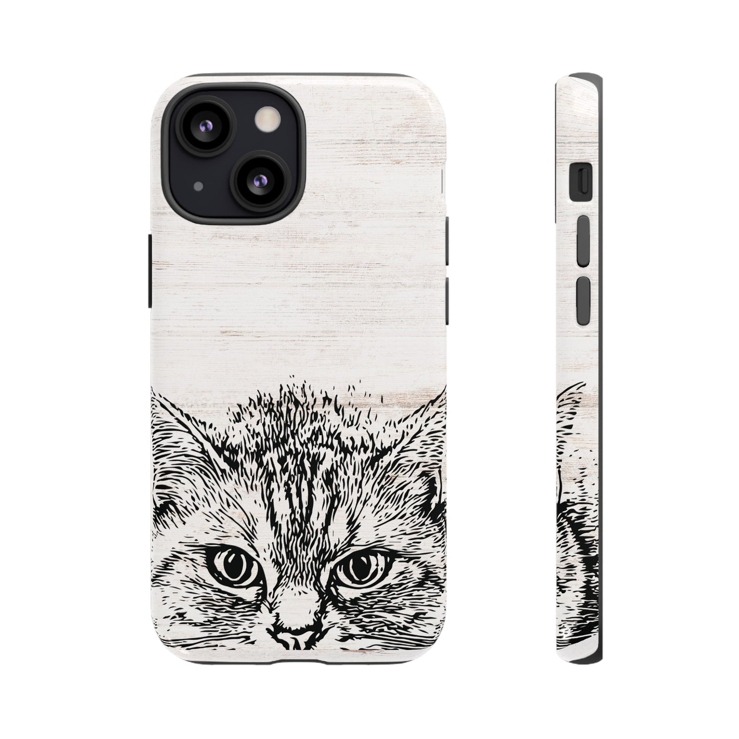 Close- Up Cat Wallpaper Phone Case | iPhone 15 Plus/ Pro, 14, 13, 12| Google Pixel 7, Pro, 5| Samsung Galaxy S23 All Major Phone Models