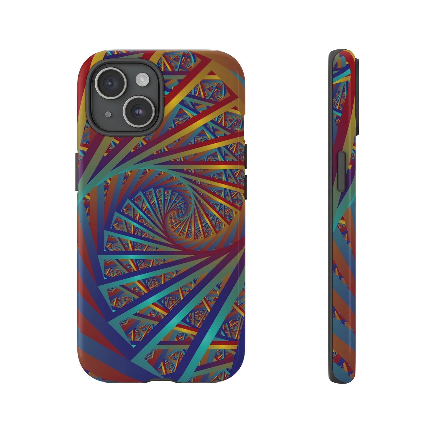 Colourful Spiral Wallpaper Phone Case | iPhone 15 Plus/ Pro, 14, 13, 12| Google Pixel 7, Pro, 5| Samsung Galaxy S23 All Major Phone Models