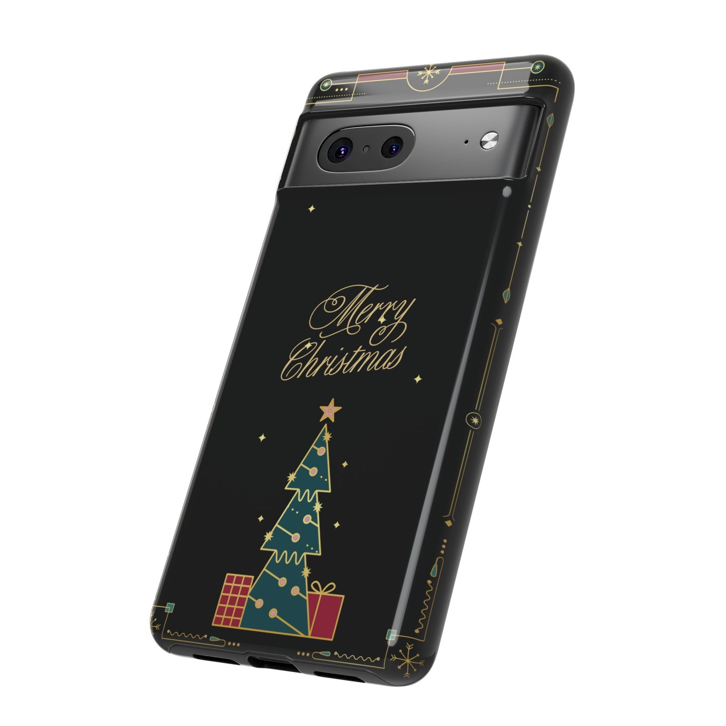 Christmas Tree Wallpaper Phone Case | iPhone 15 Plus/ Pro, 14, 13, 12| Google Pixel 7, Pro, 5| Samsung Galaxy S23 All Major Phone Models