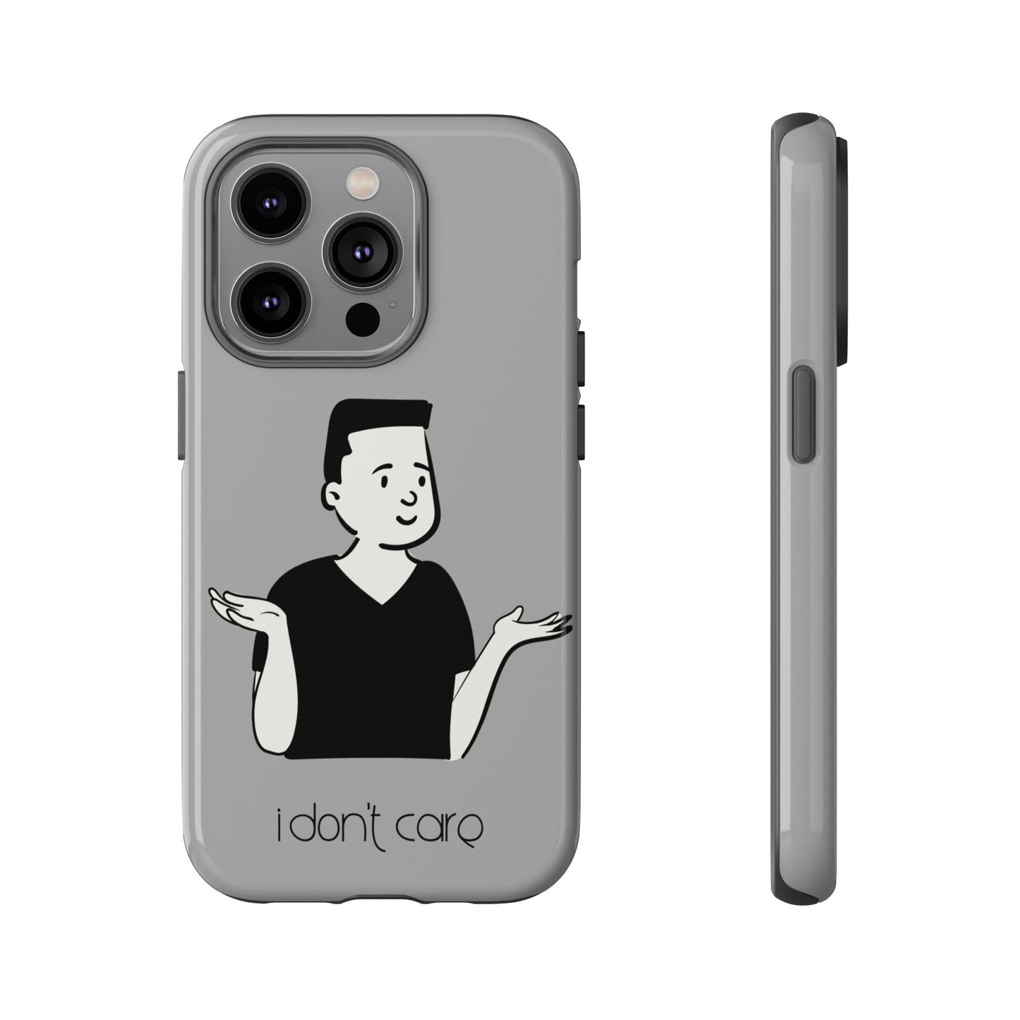 I Don't Care Wallpaper Phone Case | iPhone 15 Plus/ Pro, 14, 13, 12| Google Pixel 7, Pro, 5| Samsung Galaxy S23 All Major Phone Models