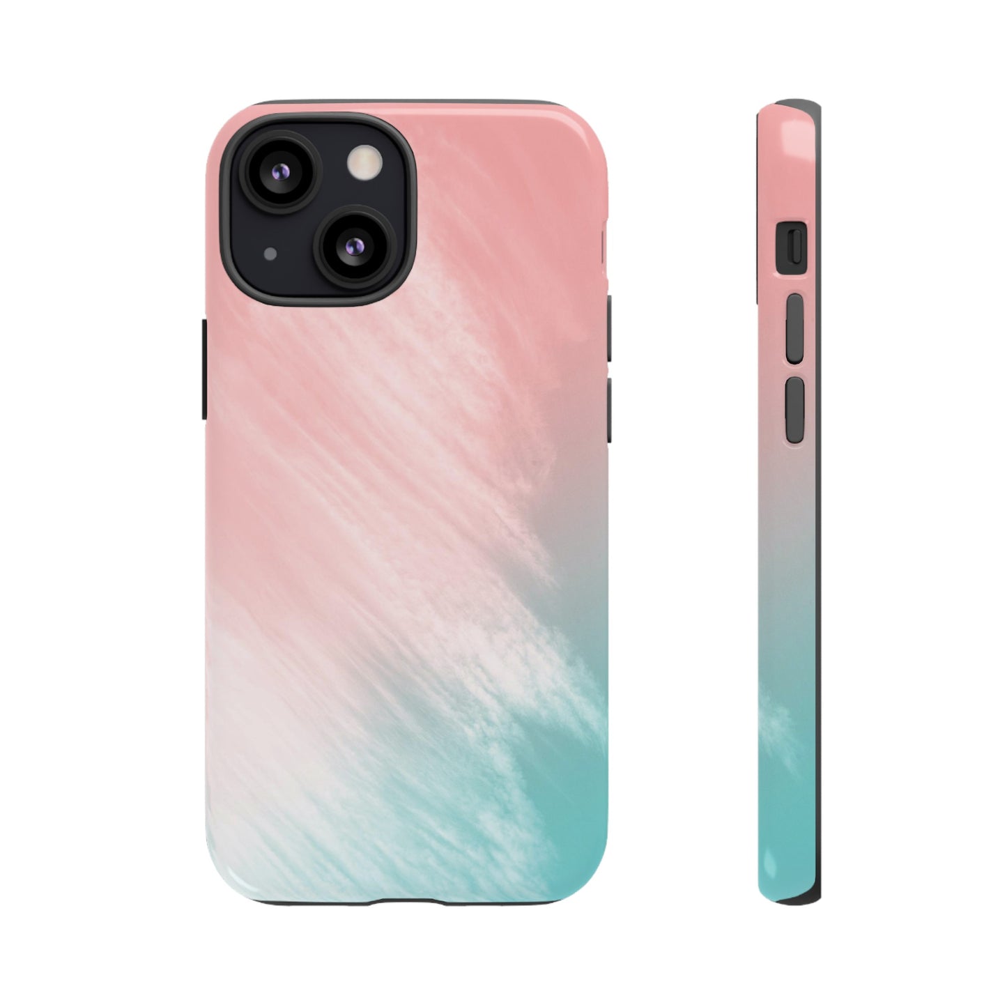 Soft Pink And Blue Wallpaper Phone Case | iPhone 15 Plus/ Pro, 14, 13, 12| Google Pixel 7, Pro, 5| Samsung Galaxy S23 All Major Phone Models