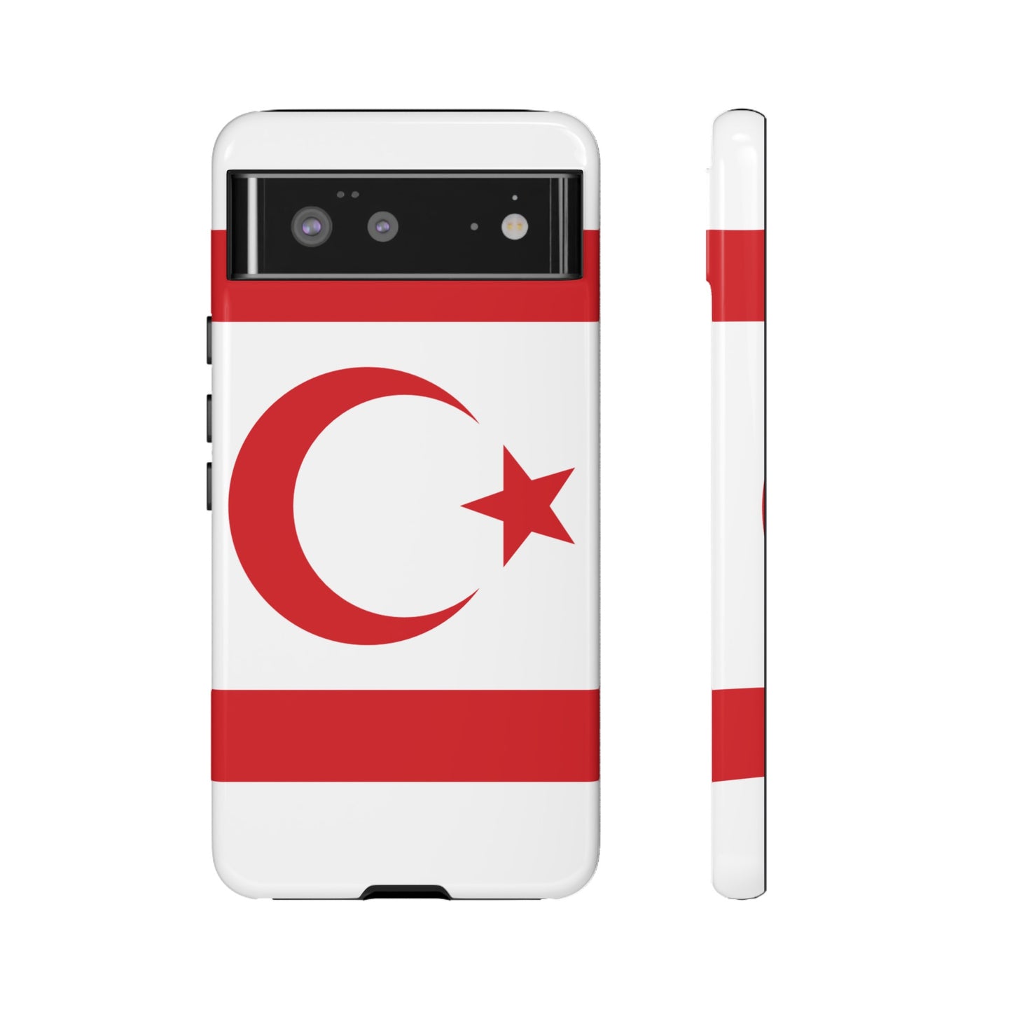 Northern Cyprus Flag Phone Case | iPhone 15 Plus/ Pro, 14, 13, 12| Google Pixel 7, Pro, 5| Samsung Galaxy S23 All Major Phone Models