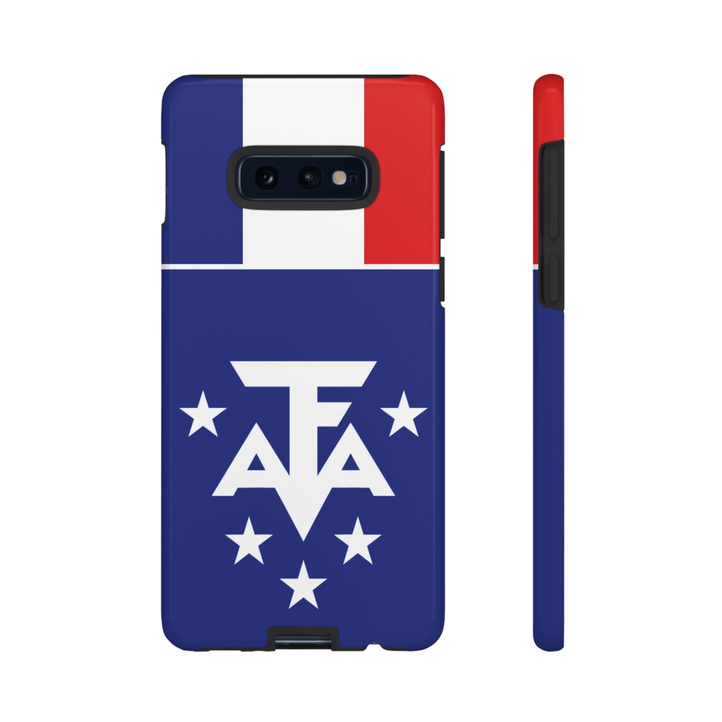 French Southern And Antarctic Lands Flag Phone Case | iPhone 15 Plus/ Pro, 14, 13, 12| Google Pixel 7, Pro, 5| Samsung Galaxy S23 All Major Phone Models