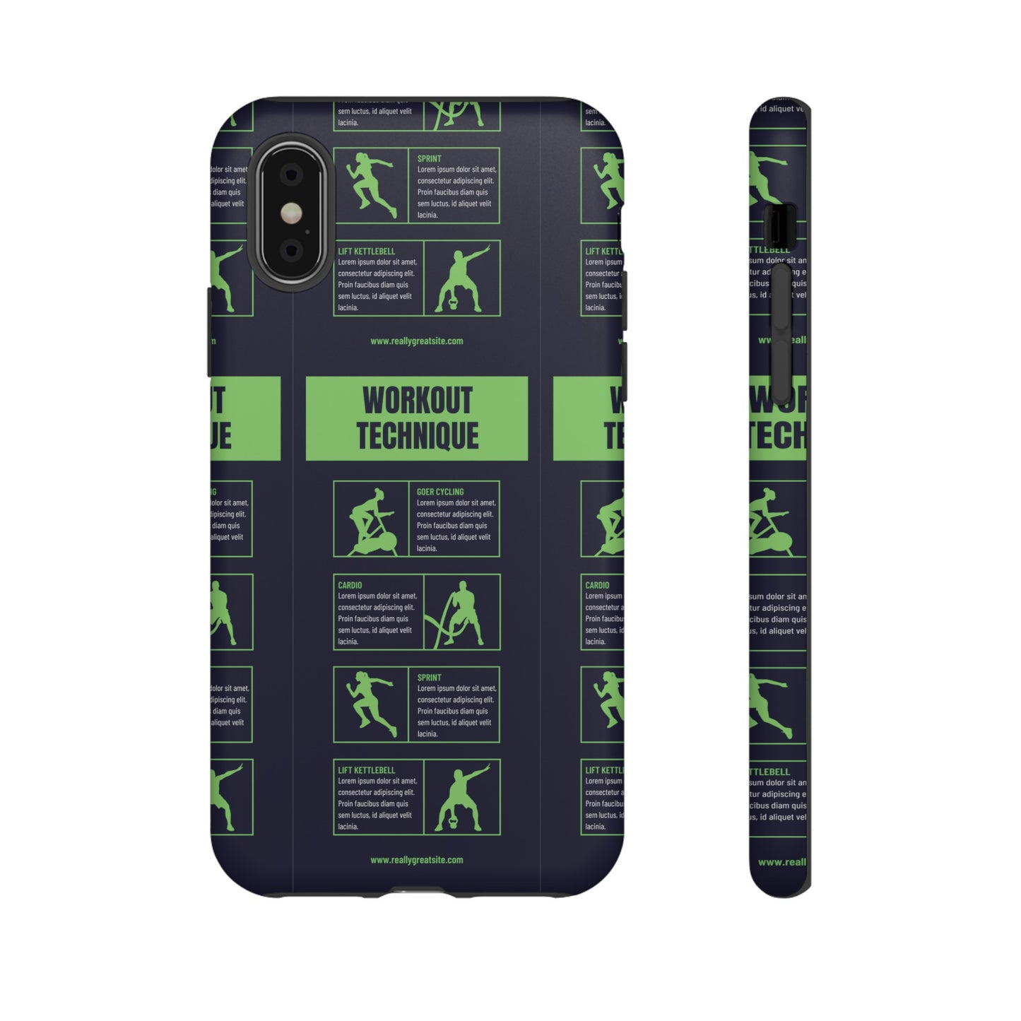 Workout Plan Wallpaper Phone Case | iPhone 15 Plus/ Pro, 14, 13, 12| Google Pixel 7, Pro, 5| Samsung Galaxy S23 All Major Phone Models