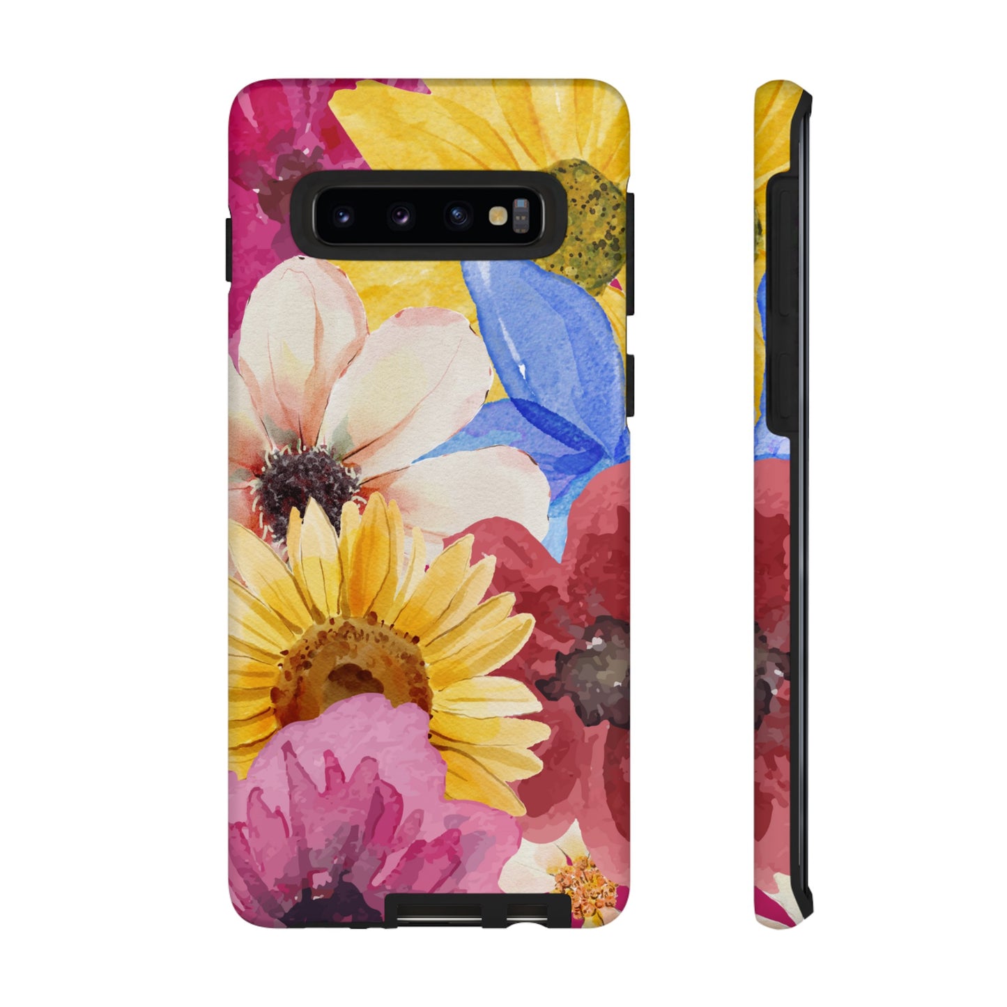 Overlapping Flowers Wallpaper Phone Case | iPhone 15 Plus/ Pro, 14, 13, 12| Google Pixel 7, Pro, 5| Samsung Galaxy S23 All Major Phone Models