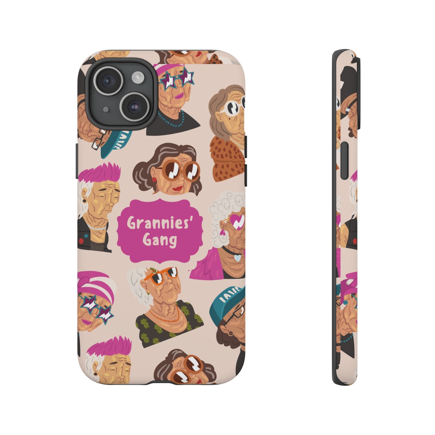 Grannies' Gang Wallpaper Phone Case | iPhone 15 Plus/ Pro, 14, 13, 12| Google Pixel 7, Pro, 5| Samsung Galaxy S23 All Major Phone Models