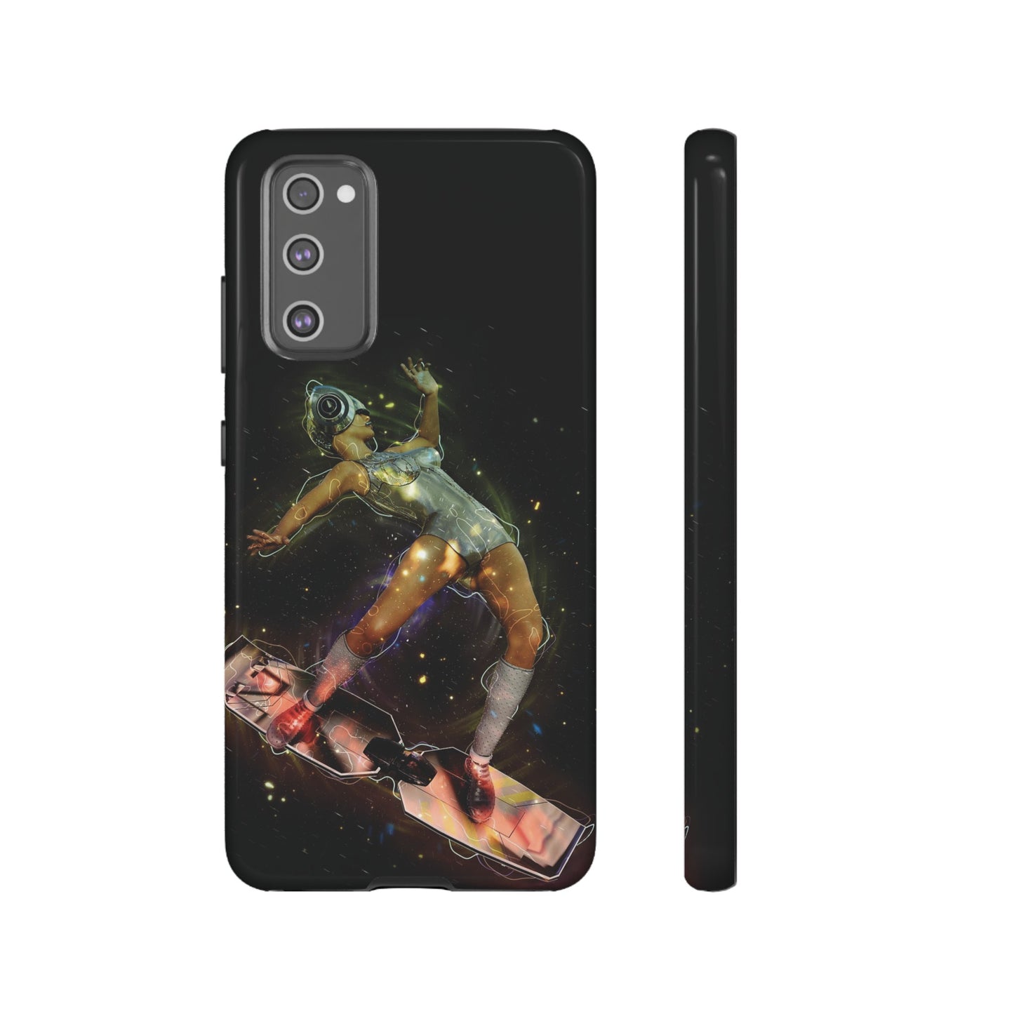 Sci-Fi Skateboard Wallpaper Phone Case | iPhone 15 Plus/ Pro, 14, 13, 12| Google Pixel 7, Pro, 5| Samsung Galaxy S23 All Major Phone Models