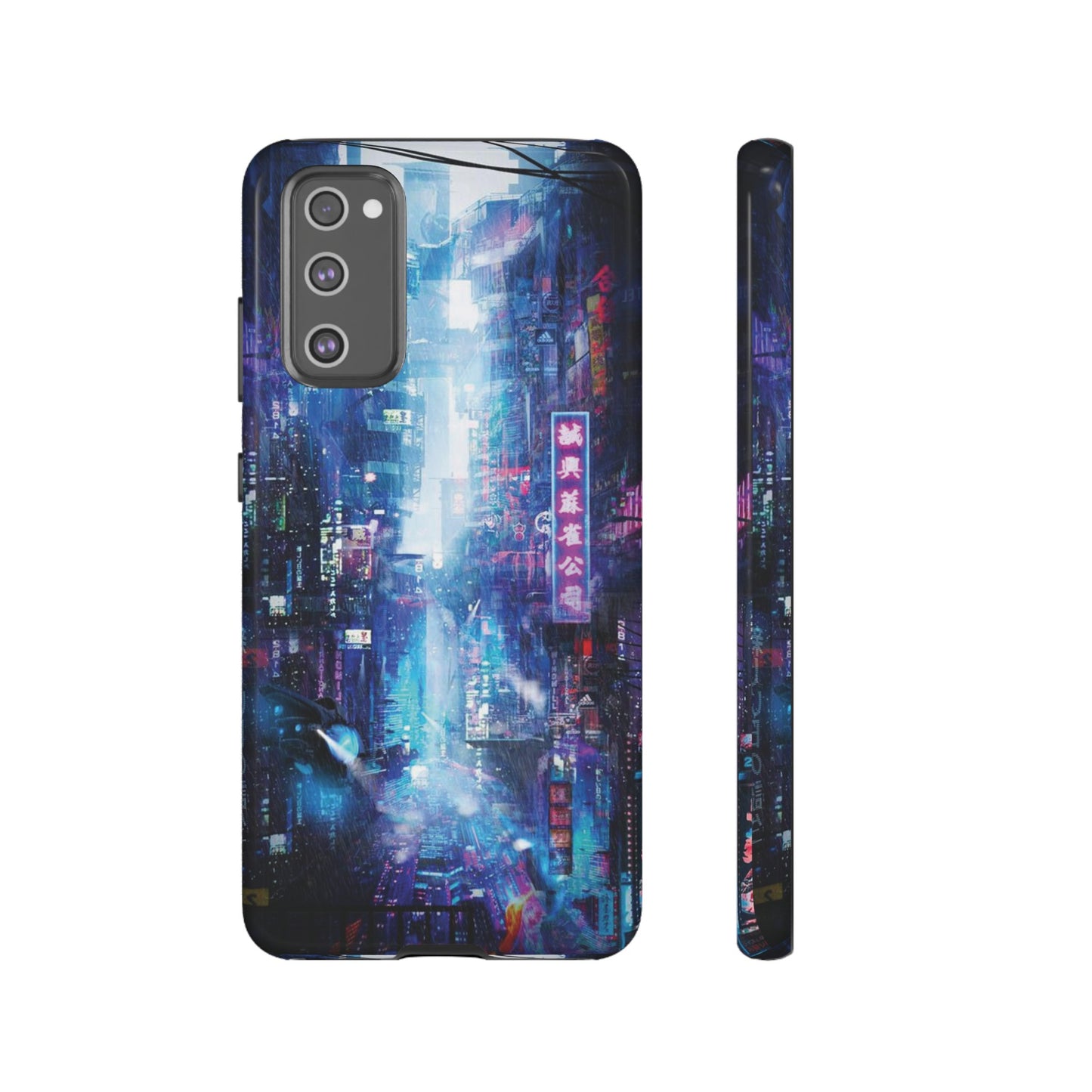 Night Life Futuristic City Wallpaper Phone Case | iPhone 15 Plus/ Pro, 14, 13, 12| Google Pixel 7, Pro, 5| Samsung Galaxy S23 All Major Phone Models