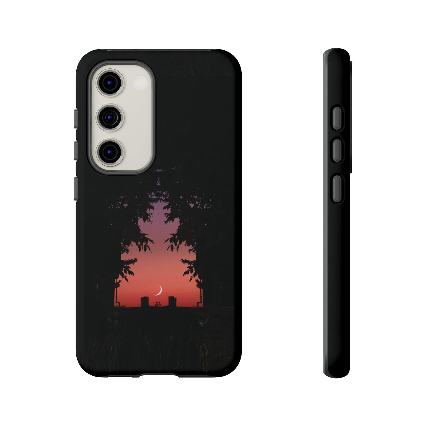 Crescent Night Wallpaper Phone Case | iPhone 15 Plus/ Pro, 14, 13, 12| Google Pixel 7, Pro, 5| Samsung Galaxy S23 All Major Phone Models