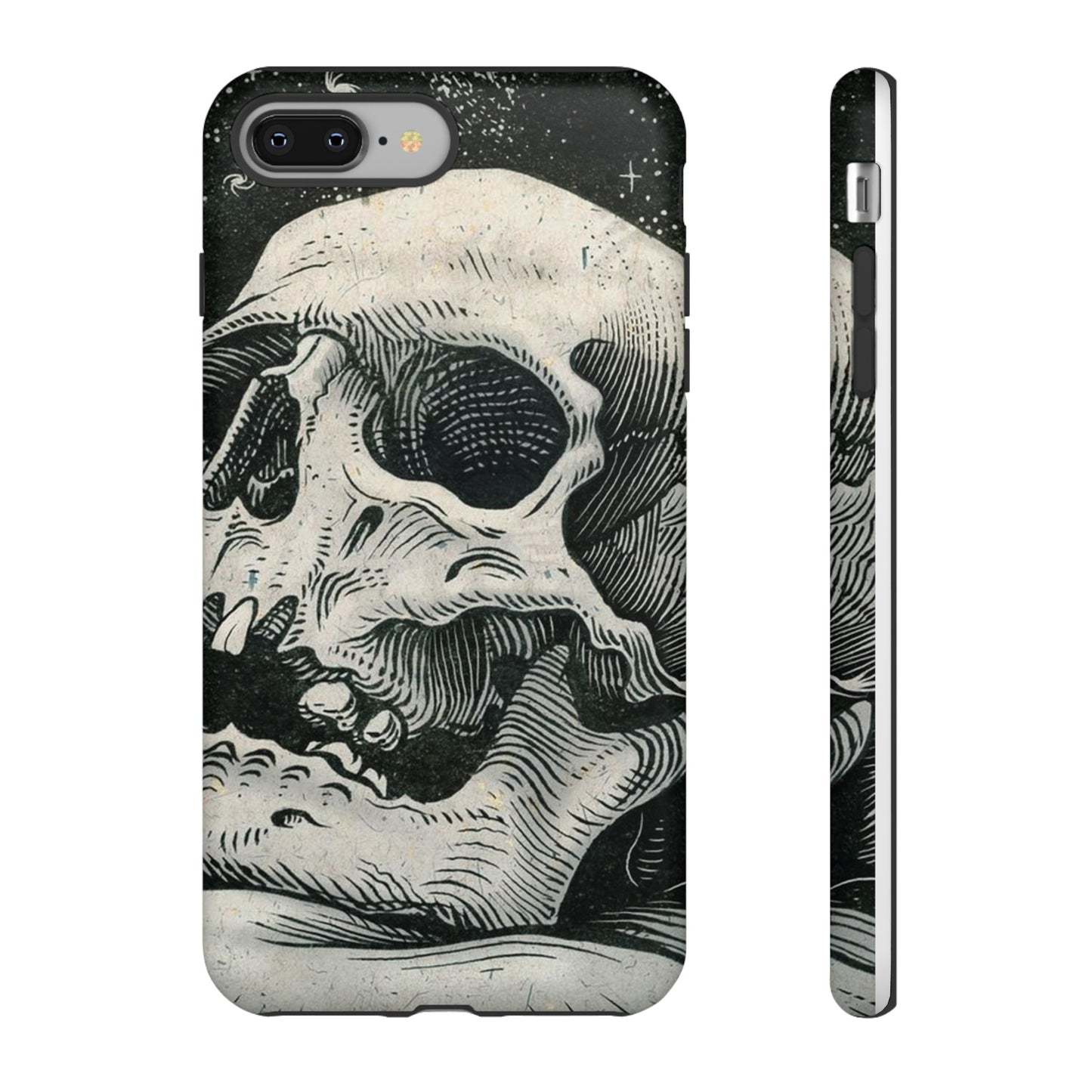 Skull Wallpaper Phone Case | iPhone 15 Plus/ Pro, 14, 13, 12| Google Pixel 7, Pro, 5| Samsung Galaxy S23 All Major Phone Models