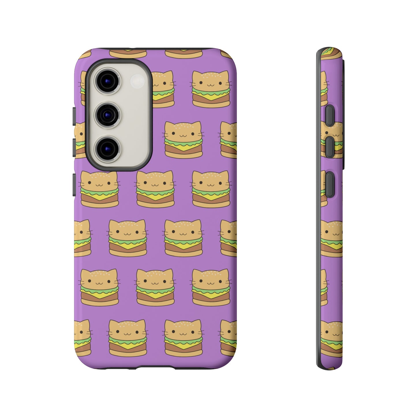 Cat Burger Phone Case | iPhone 15 Plus/ Pro, 14, 13, 12| Google Pixel 7, Pro, 5| Samsung Galaxy S23 All Major Phone Models