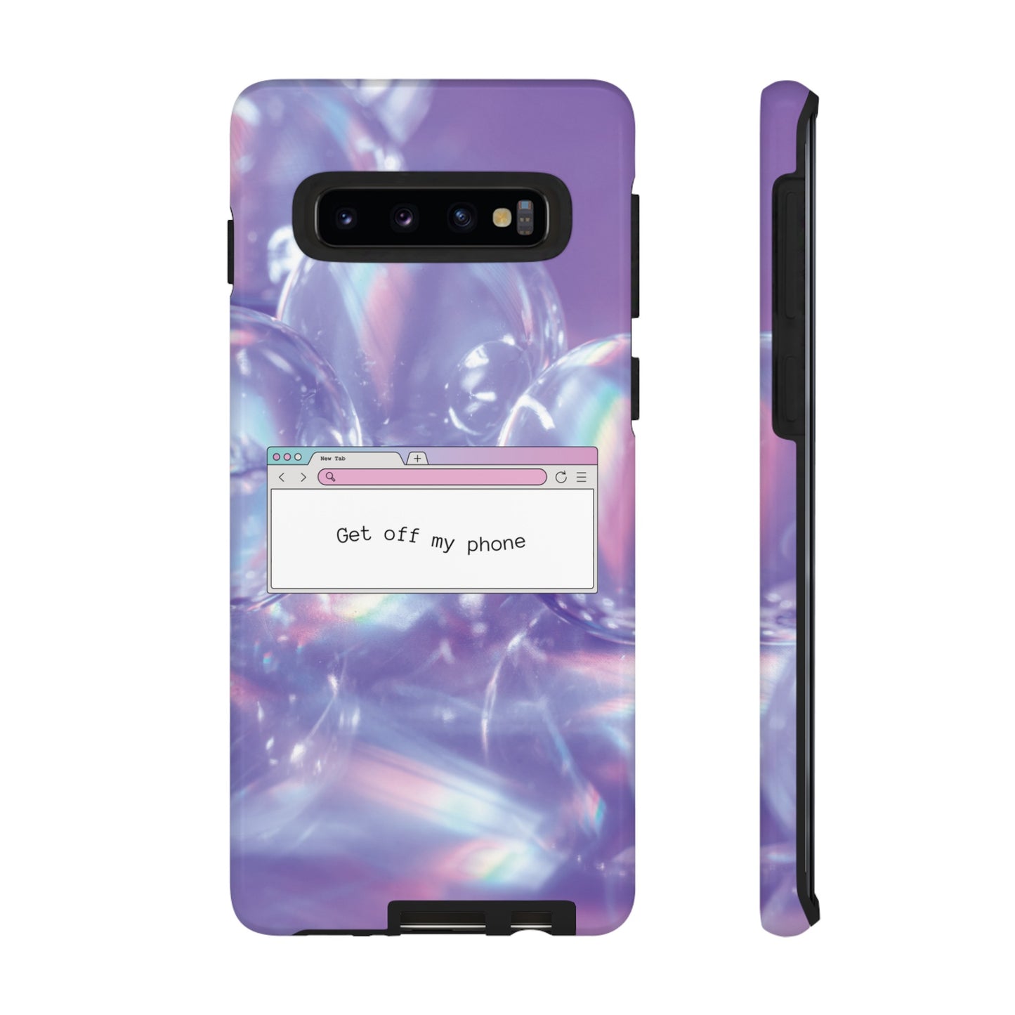 Get Off My Phone Wallpaper Phone Case | iPhone 15 Plus/ Pro, 14, 13, 12| Google Pixel 7, Pro, 5| Samsung Galaxy S23 All Major Phone Models