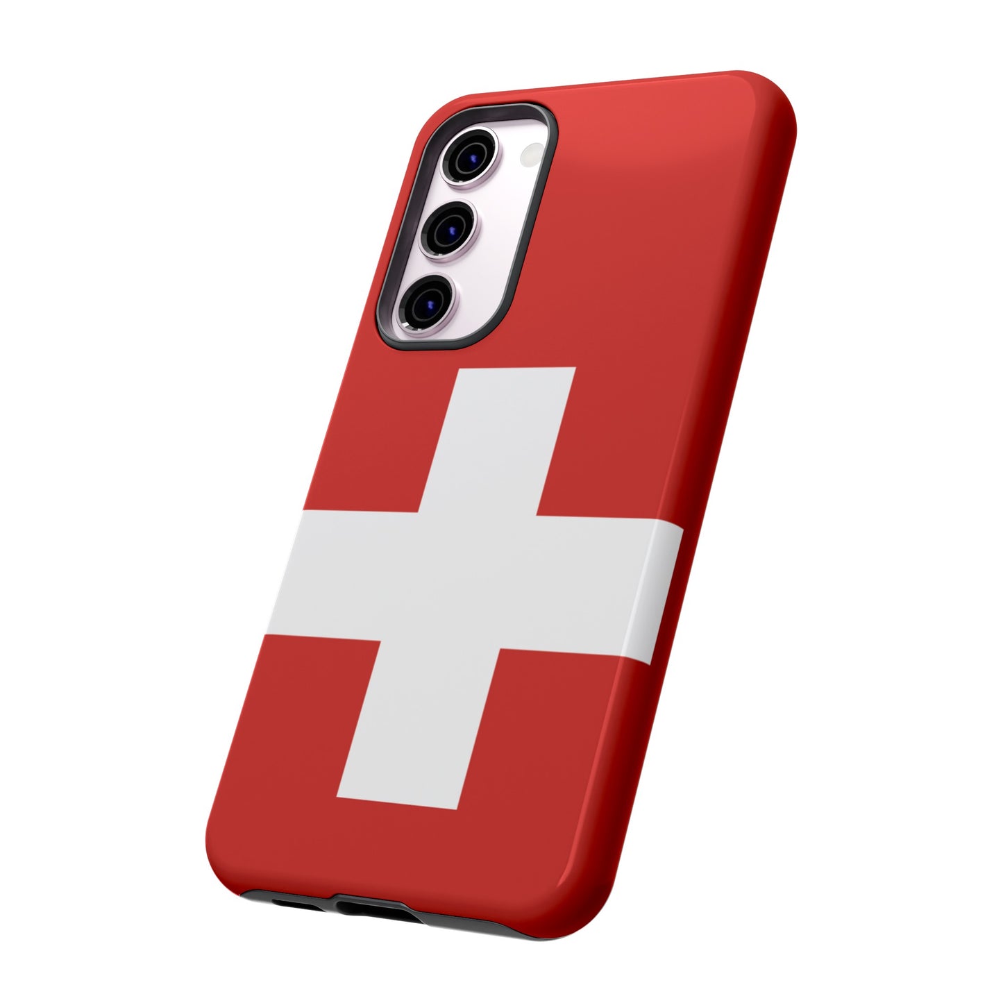 Switzerland Flag Phone Case | iPhone 15 Plus/ Pro, 14, 13, 12| Google Pixel 7, Pro, 5| Samsung Galaxy S23 All Major Phone Models