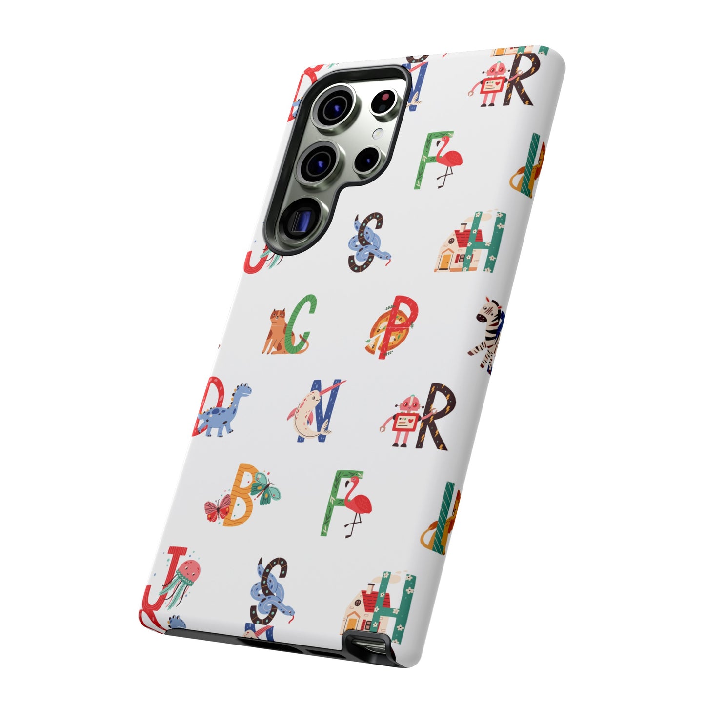 Alphabet Wallpaper Phone Case| iPhone 15 Plus/ Pro, 14, 13, 12| Google Pixel 7, Pro, 5| Samsung Galaxy S23 All Major Phone Models