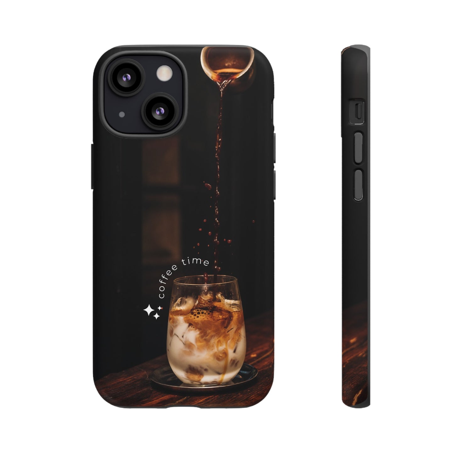 Coffee Time Wallpaper Phone Case | iPhone 15 Plus/ Pro, 14, 13, 12| Google Pixel 7, Pro, 5| Samsung Galaxy S23 All Major Phone Models