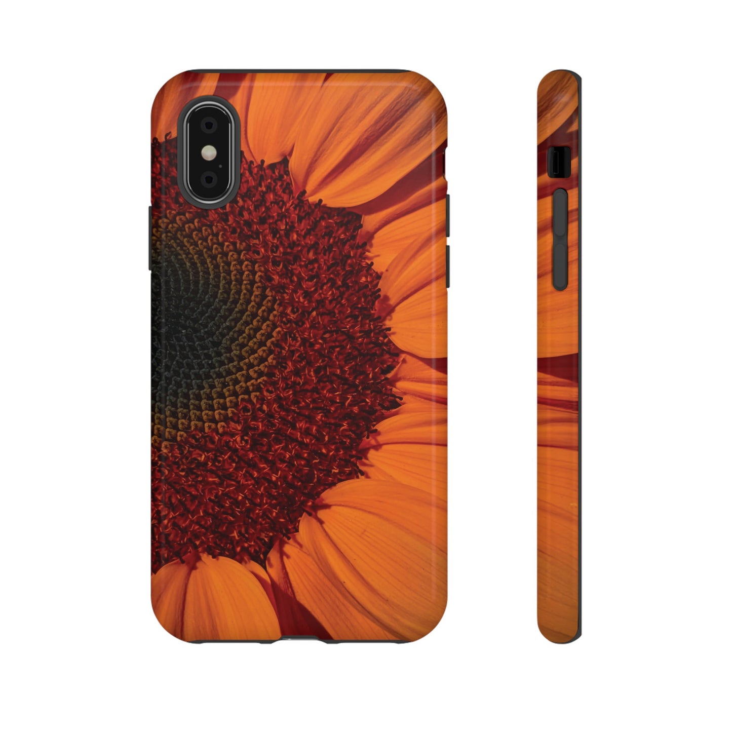 Orange Sunflower Wallpaper Phone Case | iPhone 15 Plus/ Pro, 14, 13, 12| Google Pixel 7, Pro, 5| Samsung Galaxy S23 All Major Phone Models