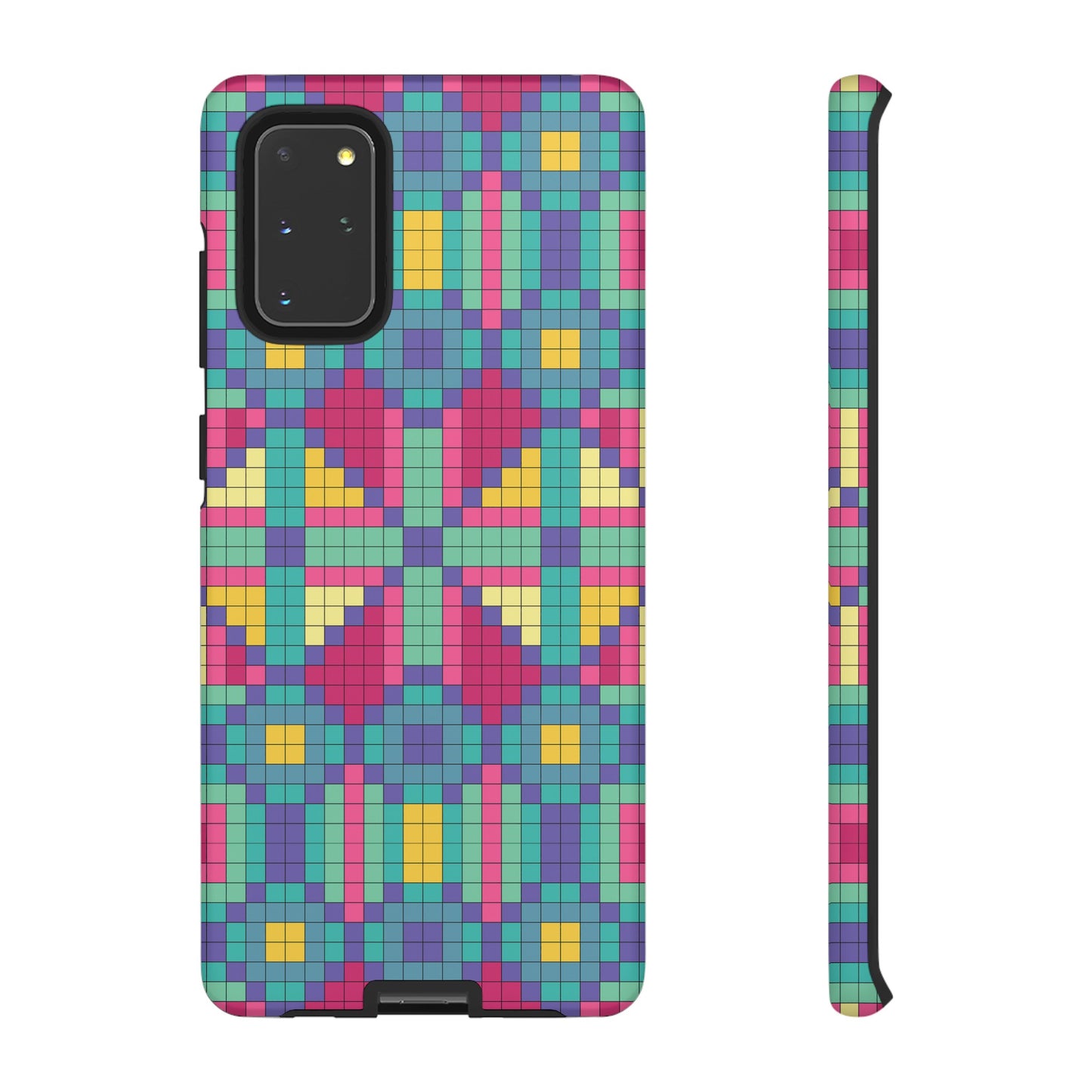 Block Geometric Wallpaper Phone Case | iPhone 15 Plus/ Pro, 14, 13, 12| Google Pixel 7, Pro, 5| Samsung Galaxy S23 All Major Phone Models