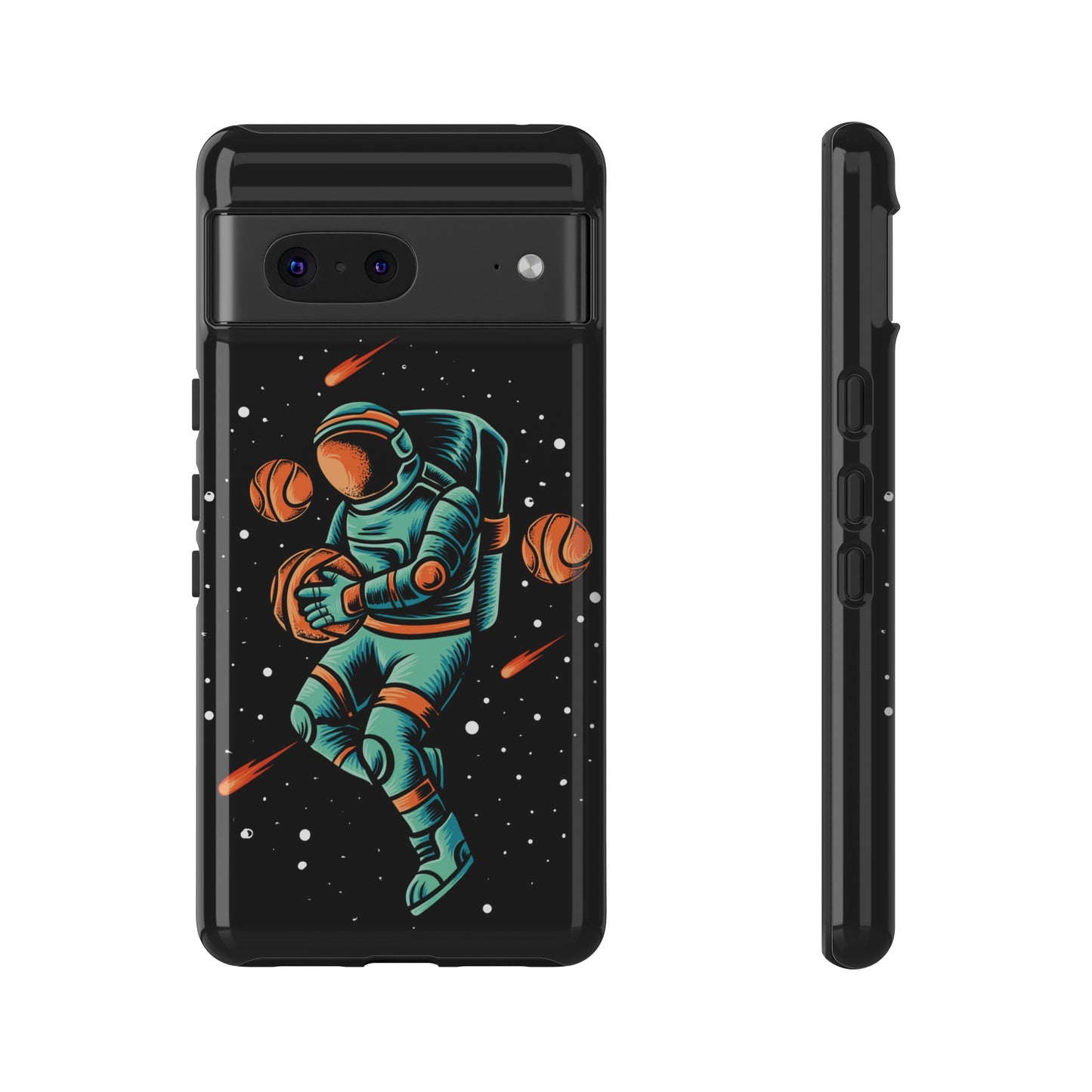 Space Basketball Phone Case | iPhone 15 Plus/ Pro, 14, 13, 12| Google Pixel 7, Pro, 5| Samsung Galaxy S23 All Major Phone Models