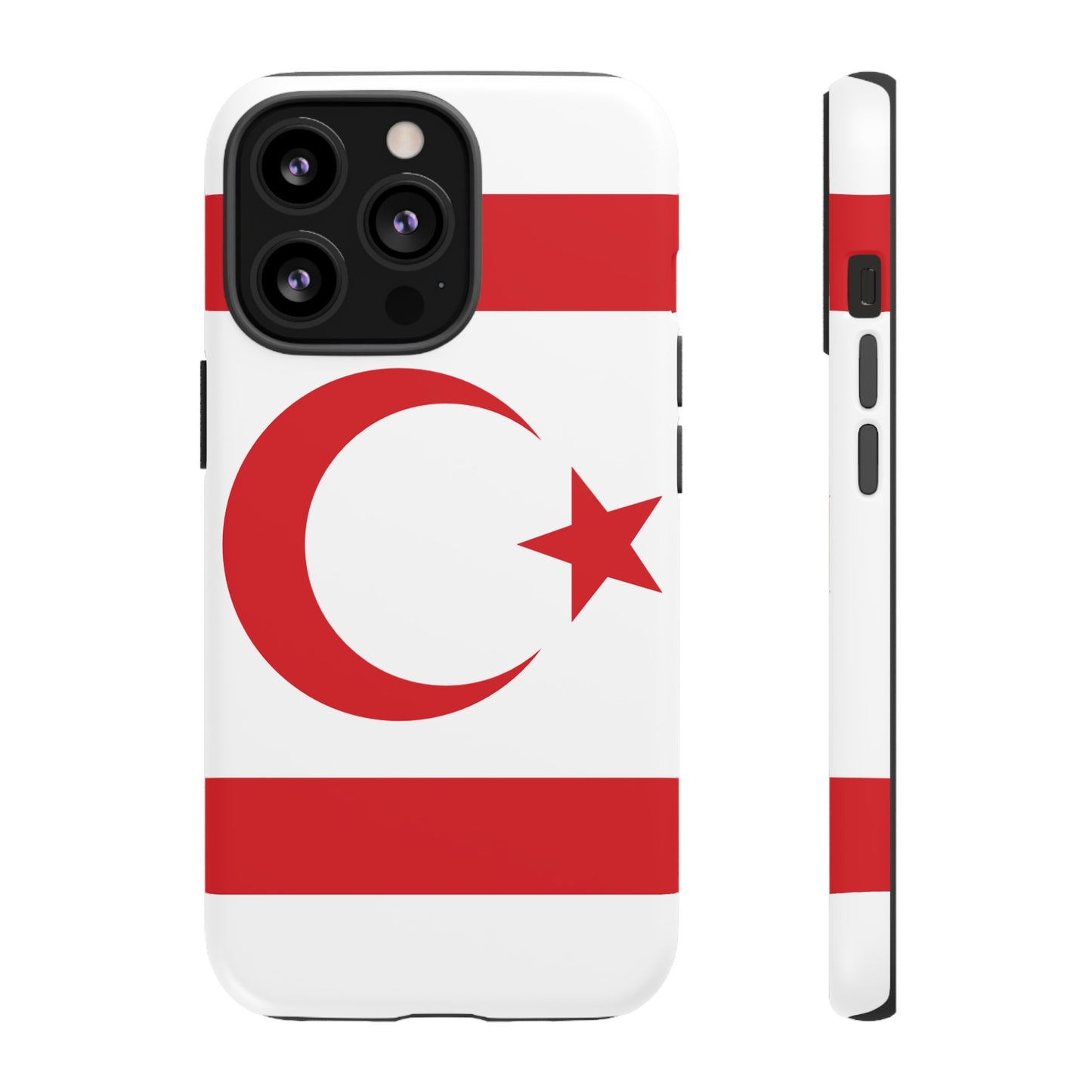 Northern Cyprus Flag Phone Case | iPhone 15 Plus/ Pro, 14, 13, 12| Google Pixel 7, Pro, 5| Samsung Galaxy S23 All Major Phone Models