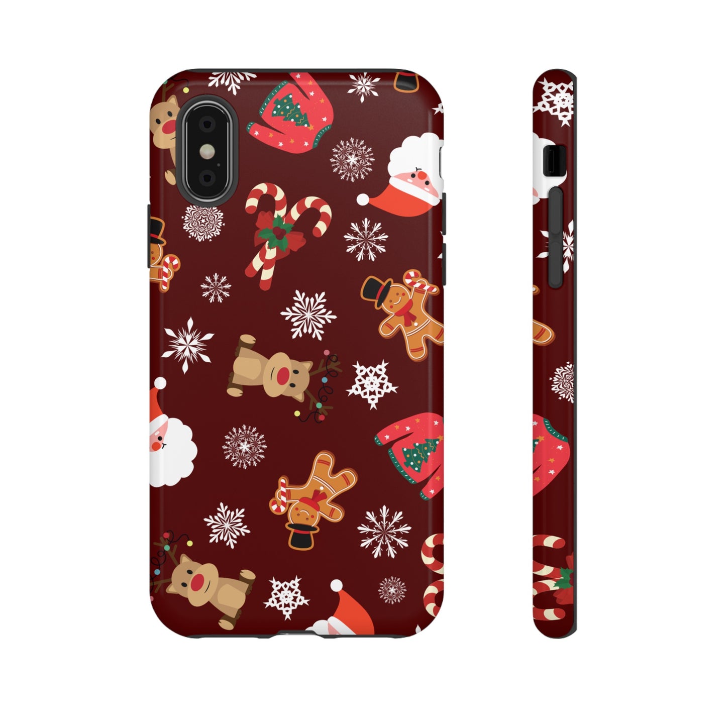 Festive Christmas Wallpaper Phone Case | iPhone 15 Plus/ Pro, 14, 13, 12| Google Pixel 7, Pro, 5| Samsung Galaxy S23 All Major Phone Models