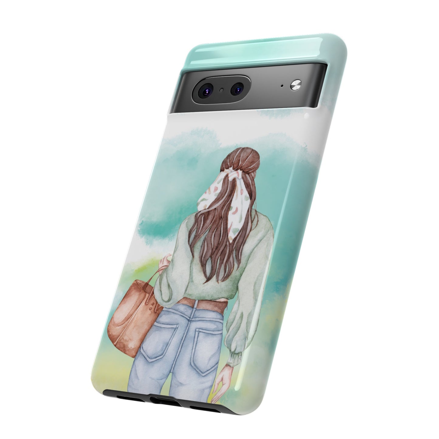 Girl Wallpaper Phone Case | iPhone 15 Plus/ Pro, 14, 13, 12| Google Pixel 7, Pro, 5| Samsung Galaxy S23 All Major Phone Models