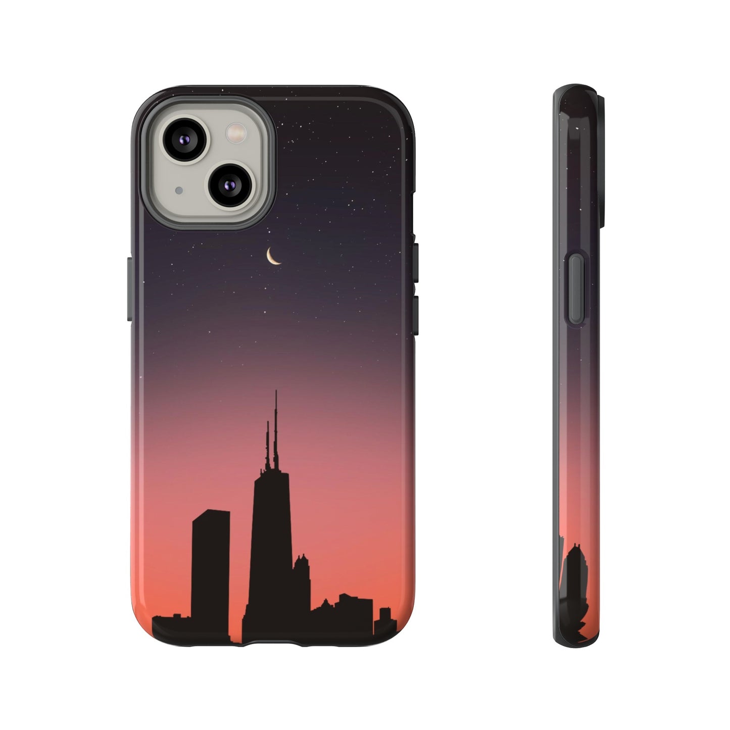 Chicago Skyline Wallpaper Phone Case | iPhone 15 Plus/ Pro, 14, 13, 12| Google Pixel 7, Pro, 5| Samsung Galaxy S23 All Major Phone Models