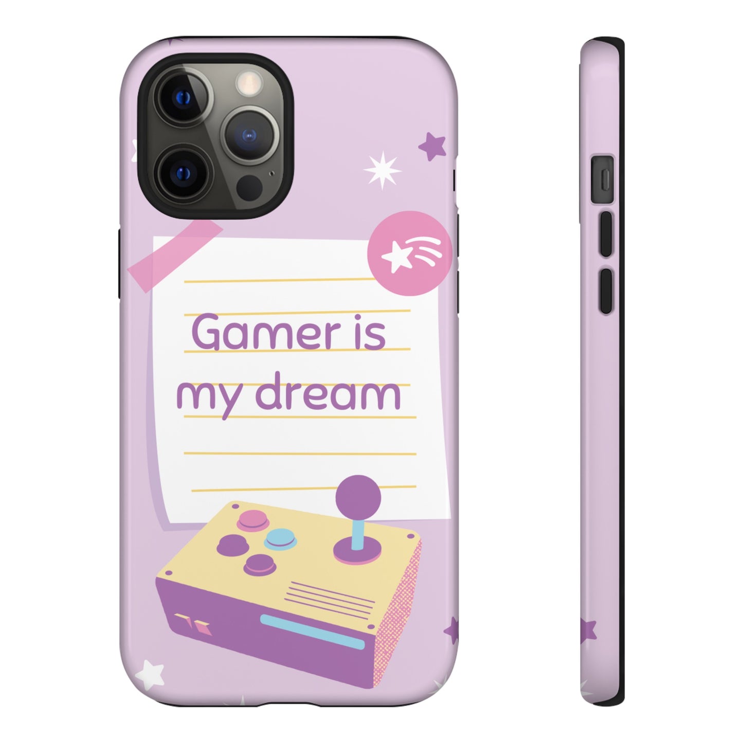 Gamer Is My Dream Job Wallpaper Phone Case | iPhone 15 Plus/ Pro, 14, 13, 12| Google Pixel 7, Pro, 5| Samsung Galaxy S23 All Major Phone Models