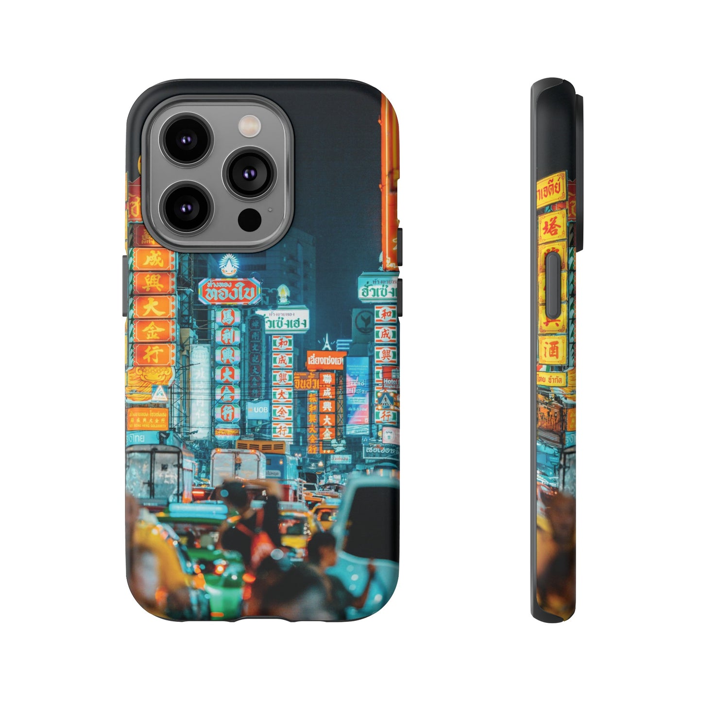 Neon Nightlife Wallpaper Phone Case | iPhone 15 Plus/ Pro, 14, 13, 12| Google Pixel 7, Pro, 5| Samsung Galaxy S23 All Major Phone Models